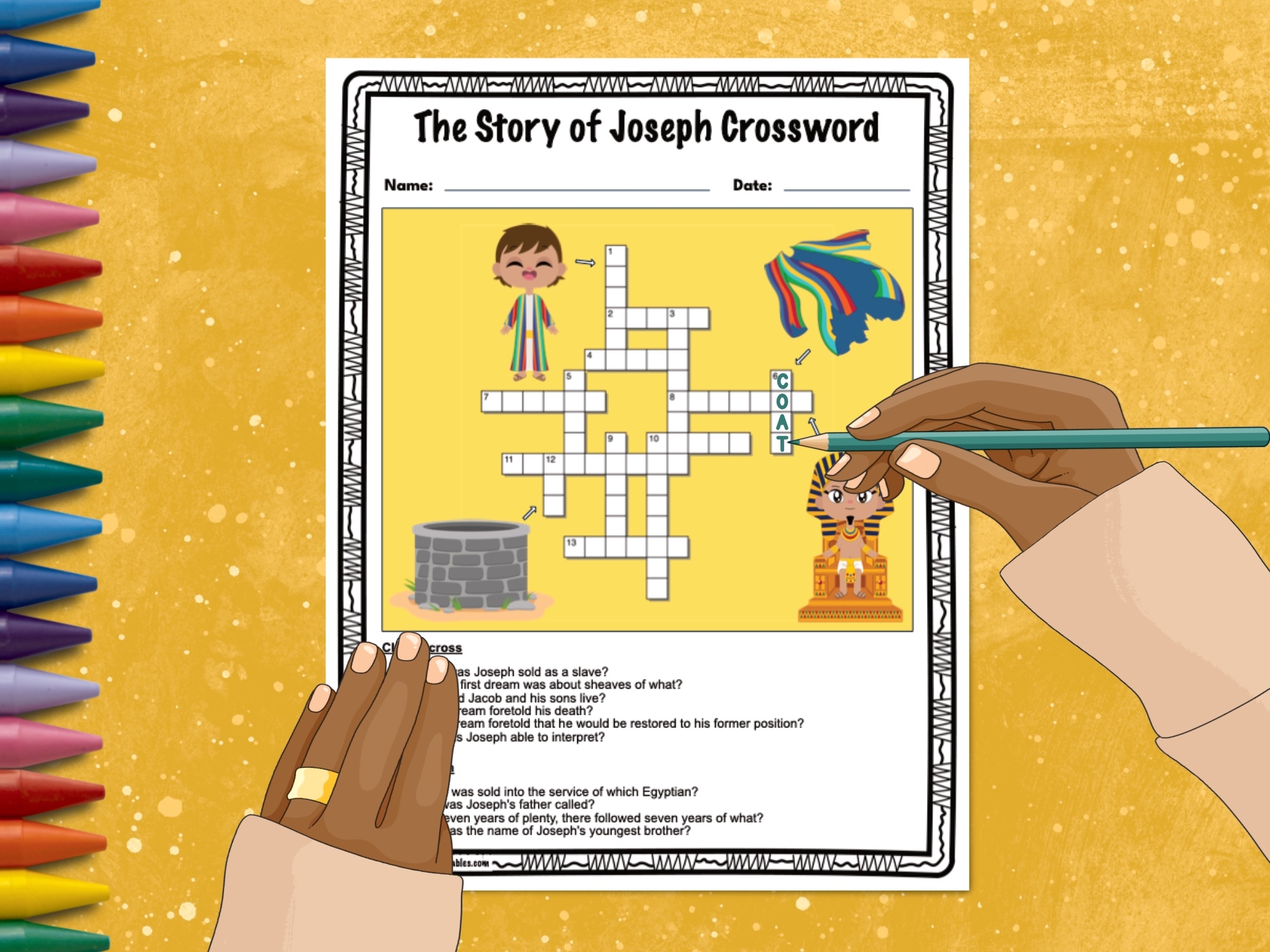 Joseph Crossword 2025