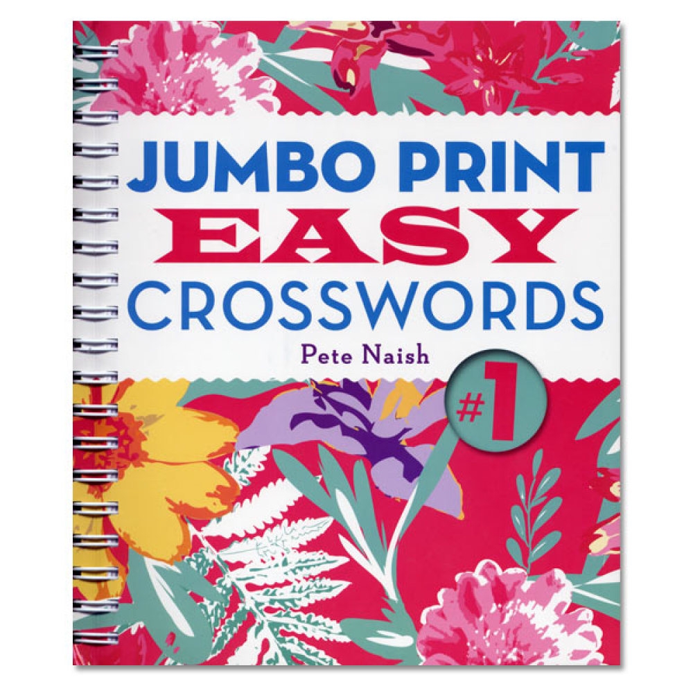 Jumbo Print Easy Crosswords No 1