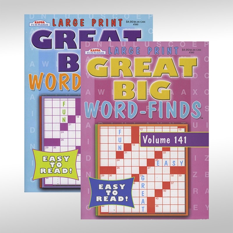 KAPPA Great Big Word Finds Puzzle Books