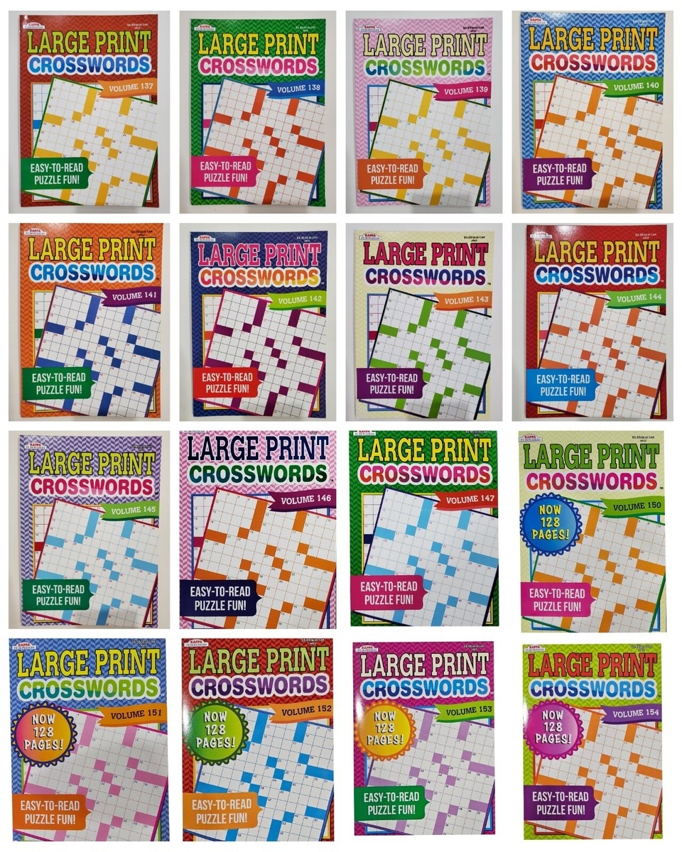 Kappa Great Big Large Print Crossword Puzzles