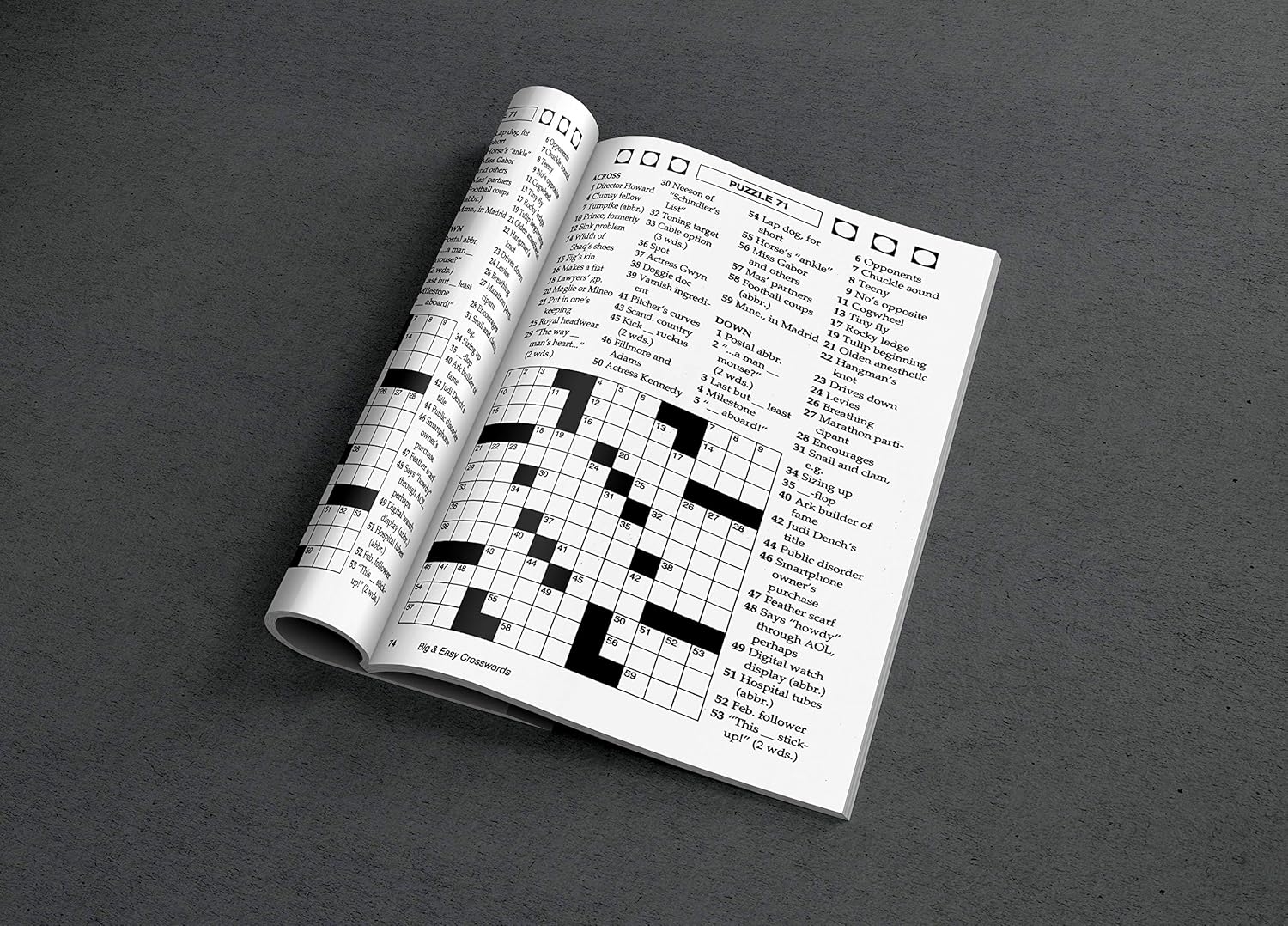 Kappa Crossword Puzzles Large Print
