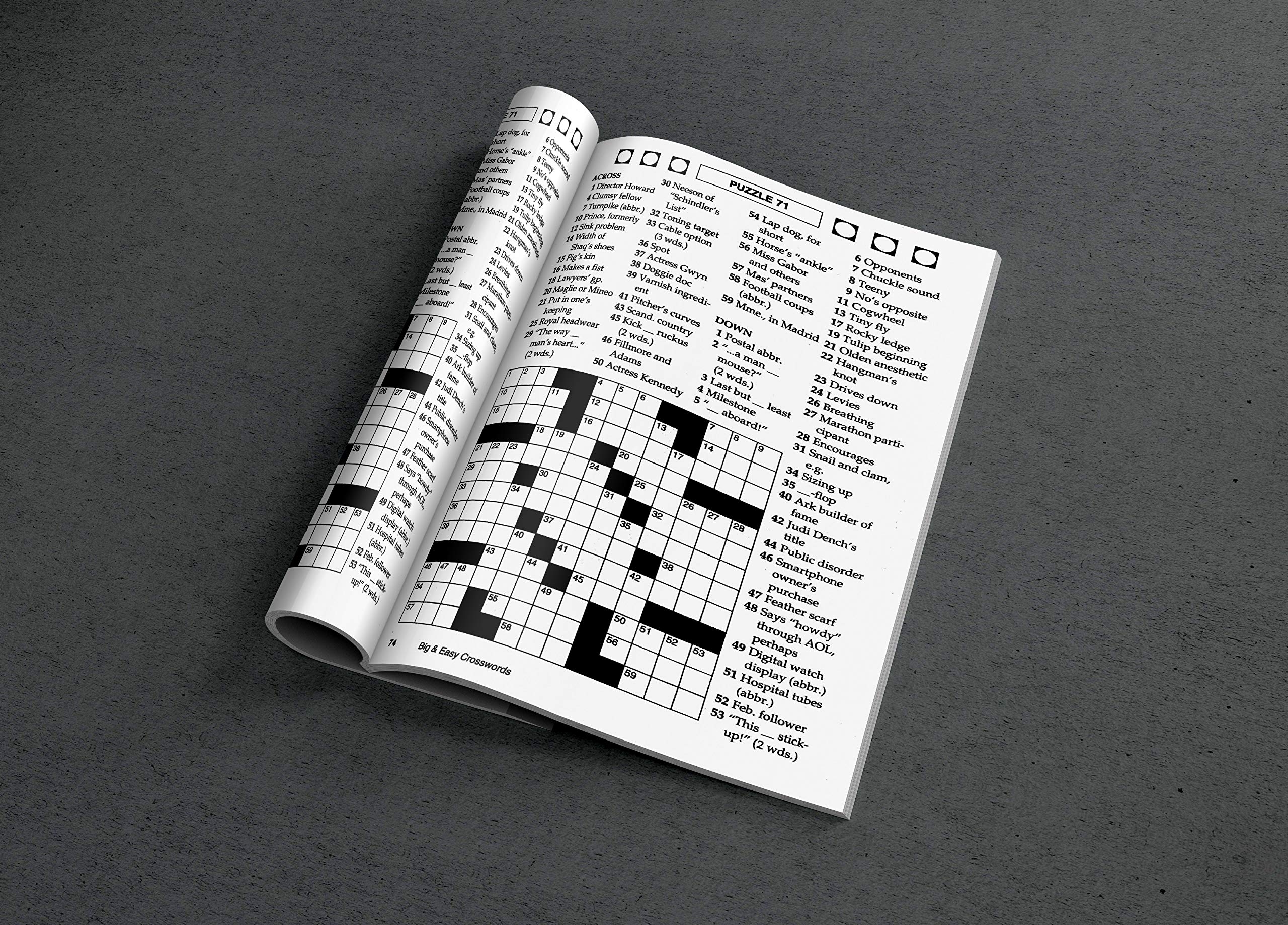 KAPPA Super Saver LARGE PRINT Crosswords Puzzle Pack Set Of 6 Full Size Books KAPPA BOOKS