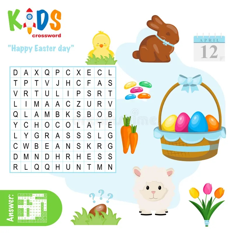Kids Easter Crossword Stock Illustrations 93 Kids Easter Crossword Stock Illustrations Vectors Clipart Dreamstime