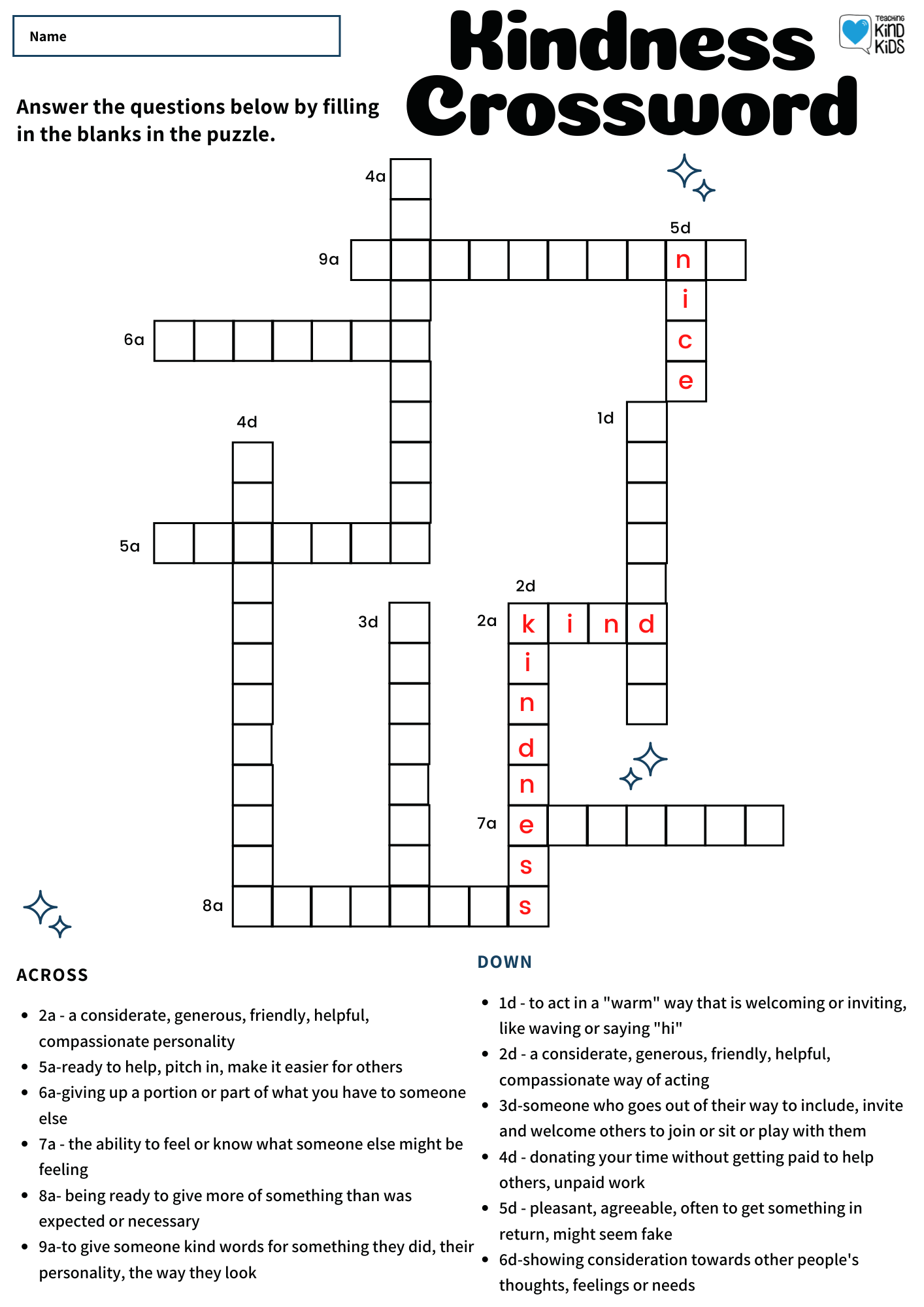 Crossword Puzzles.