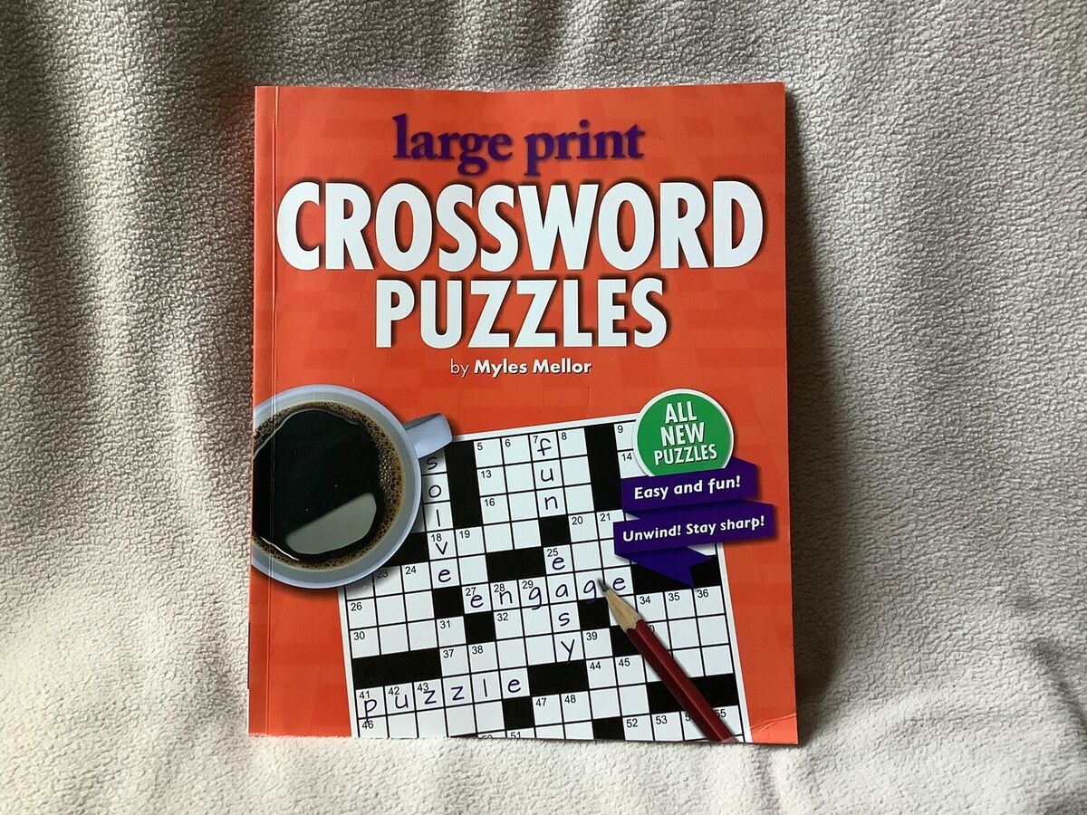 Crossword Puzzle Books Large Print