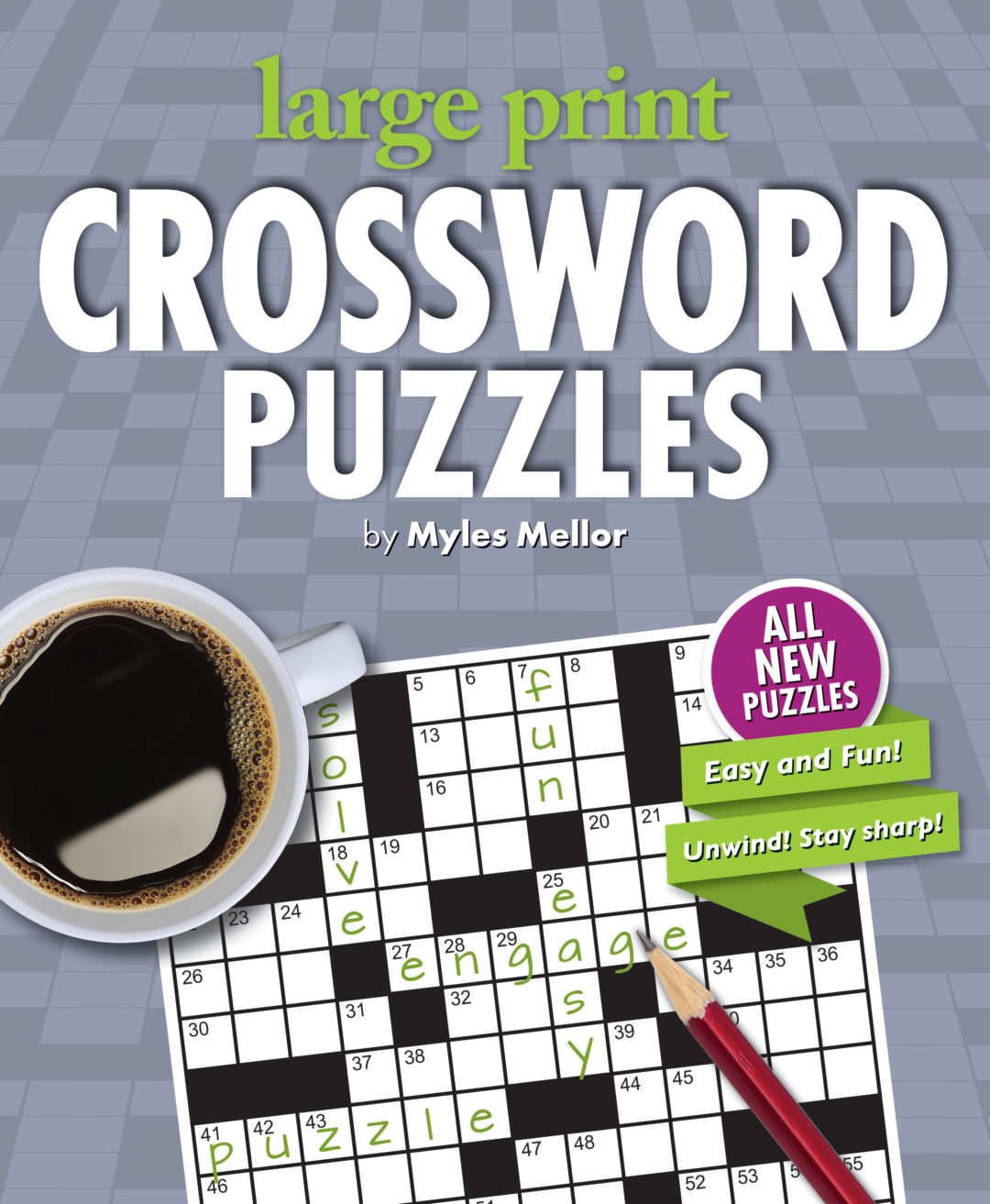 Large Print Crossword Smoky Gray PAPP International