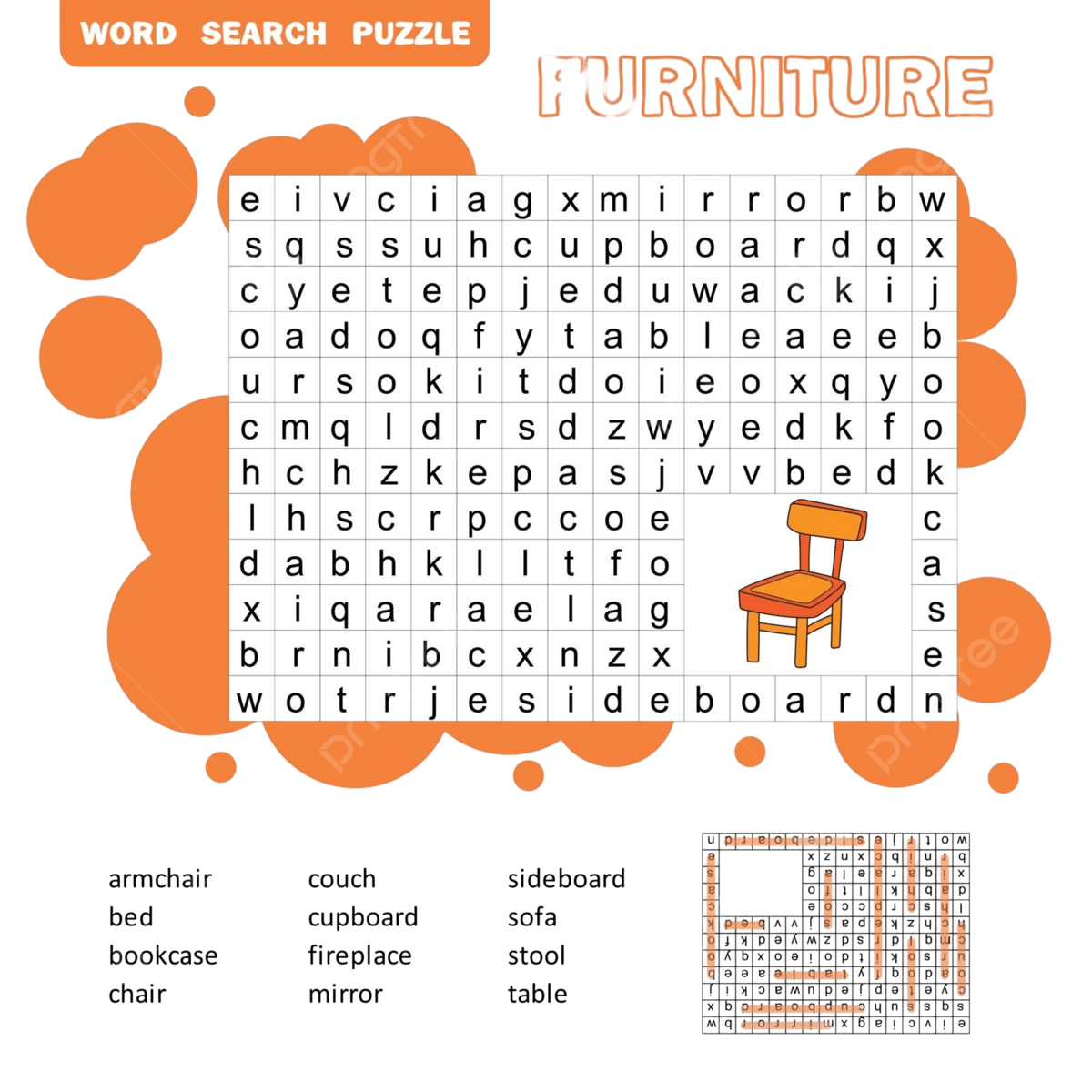 Learning English Vocabulary In The Living Room Through Crossword Puzzles Vector Pillow Contemporary Icons Illustration Background And Wallpaper For Free Download Pngtree