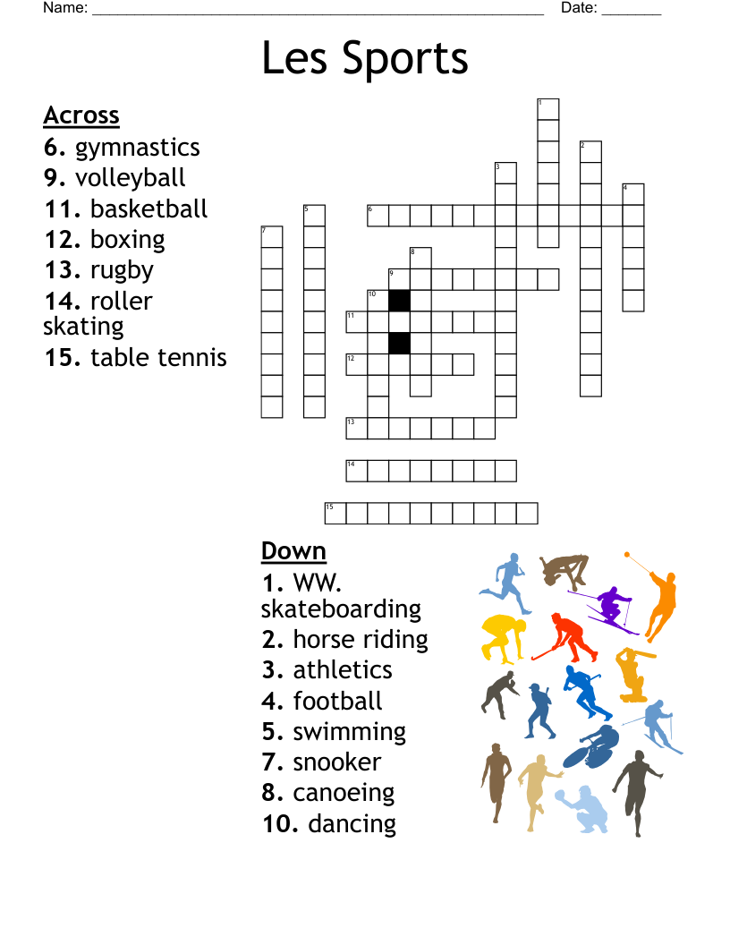 Sports Crosswords Printable