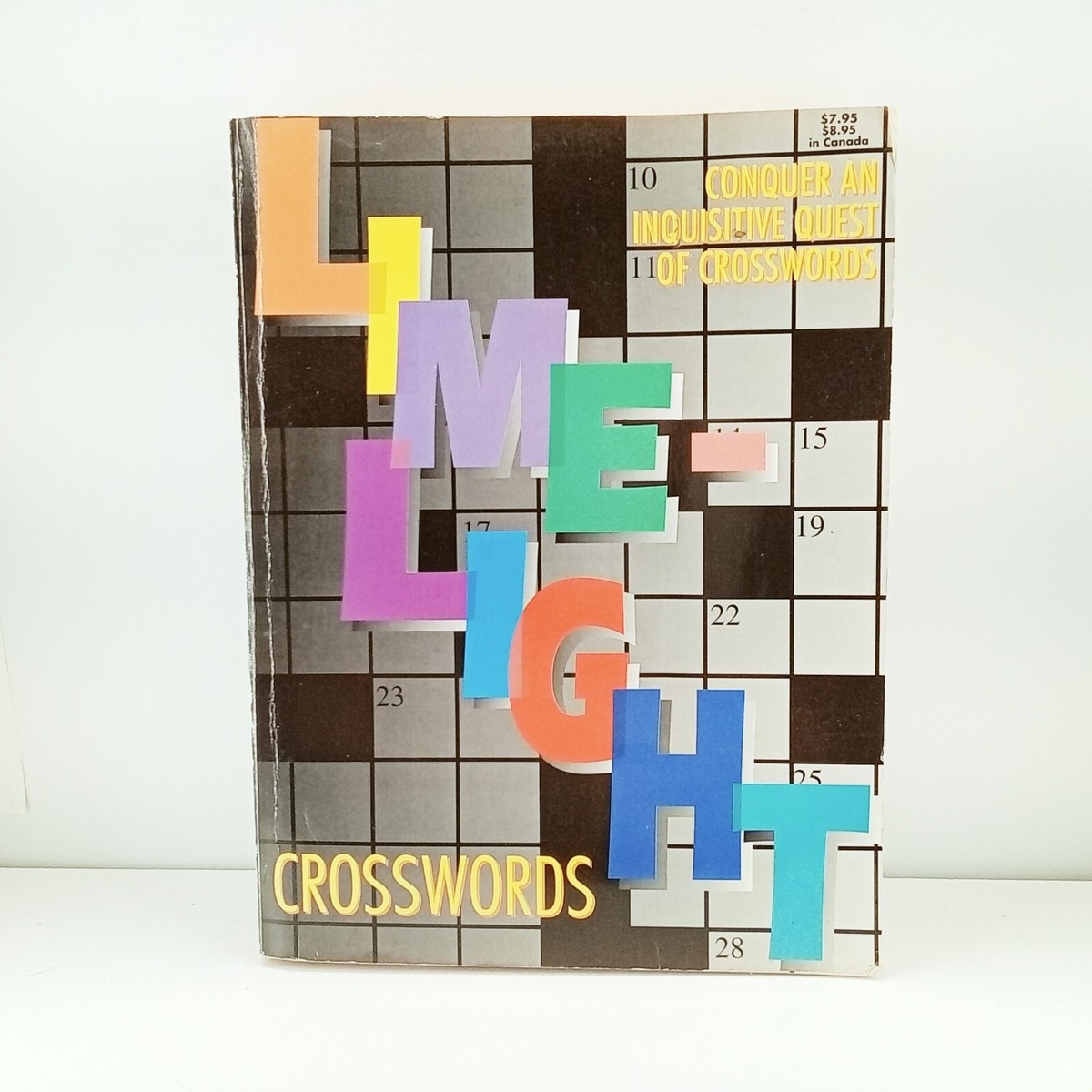 Lime Light Vintage 1996 Giant Crossword Puzzle Book 300 Puzzles EBay