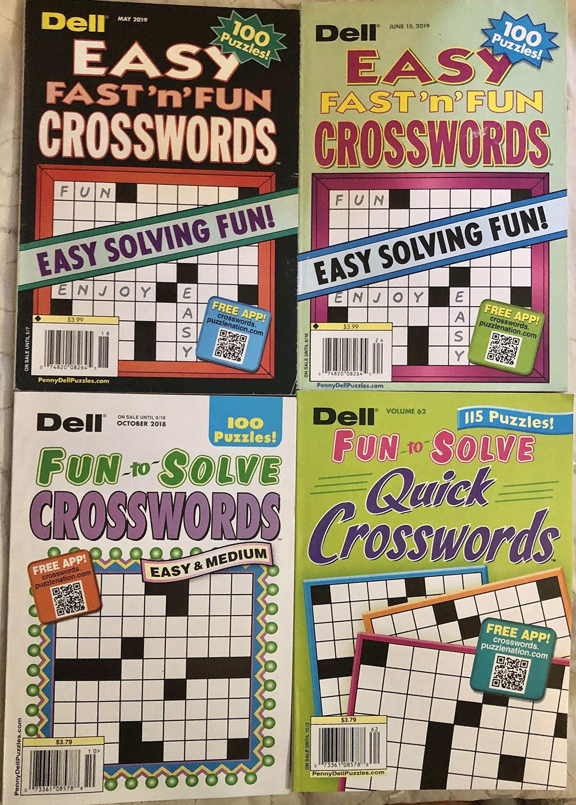 Lot Of 4 Dell Fun To Solve Quick Easy Fast Desertcart INDIA