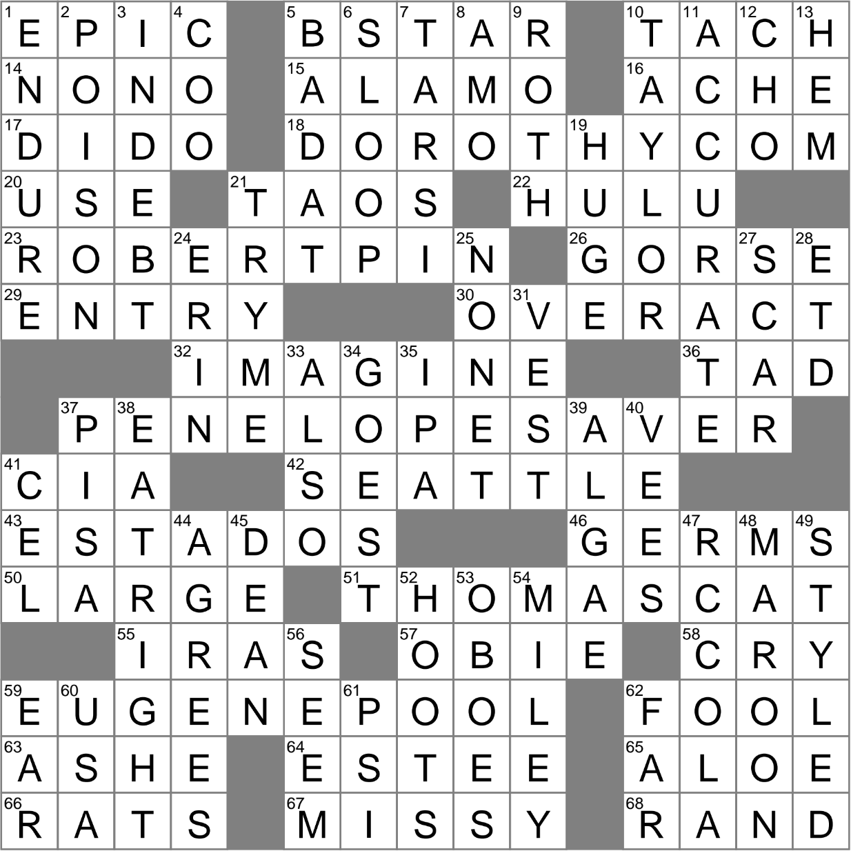 Many A Four hour Movie Crossword Clue Archives LAXCrossword