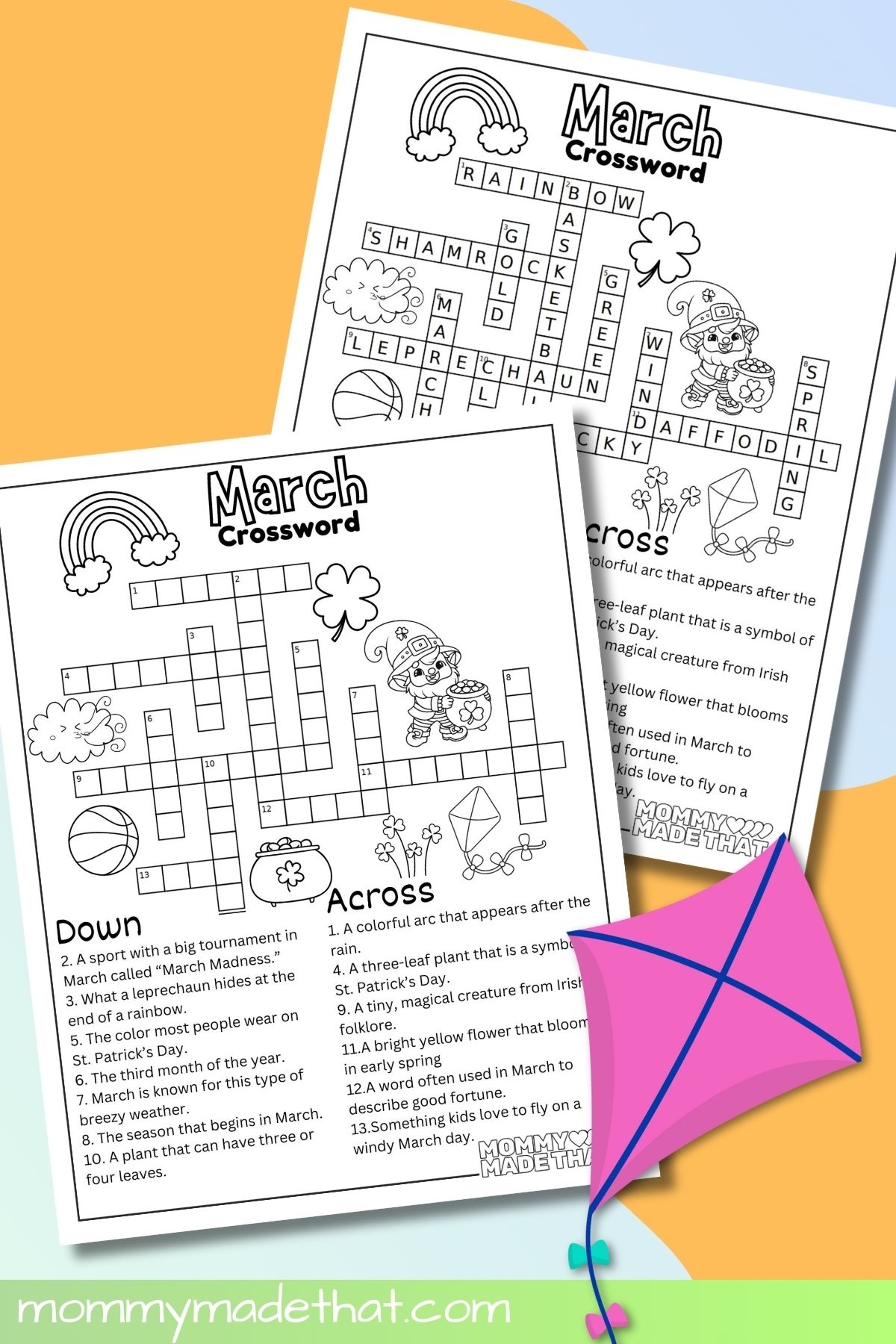 Spring Crossword Puzzles Free Printable