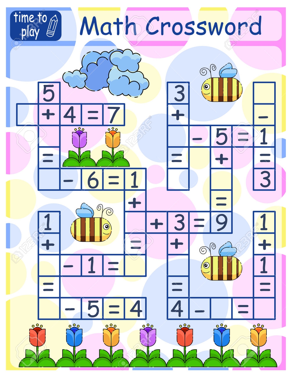 Math Crossword Puzzles