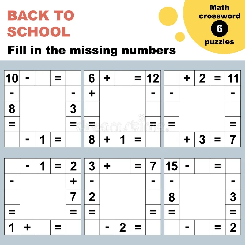 Math Puzzles Stock Illustrations 932 Math Puzzles Stock Illustrations Vectors Clipart Dreamstime