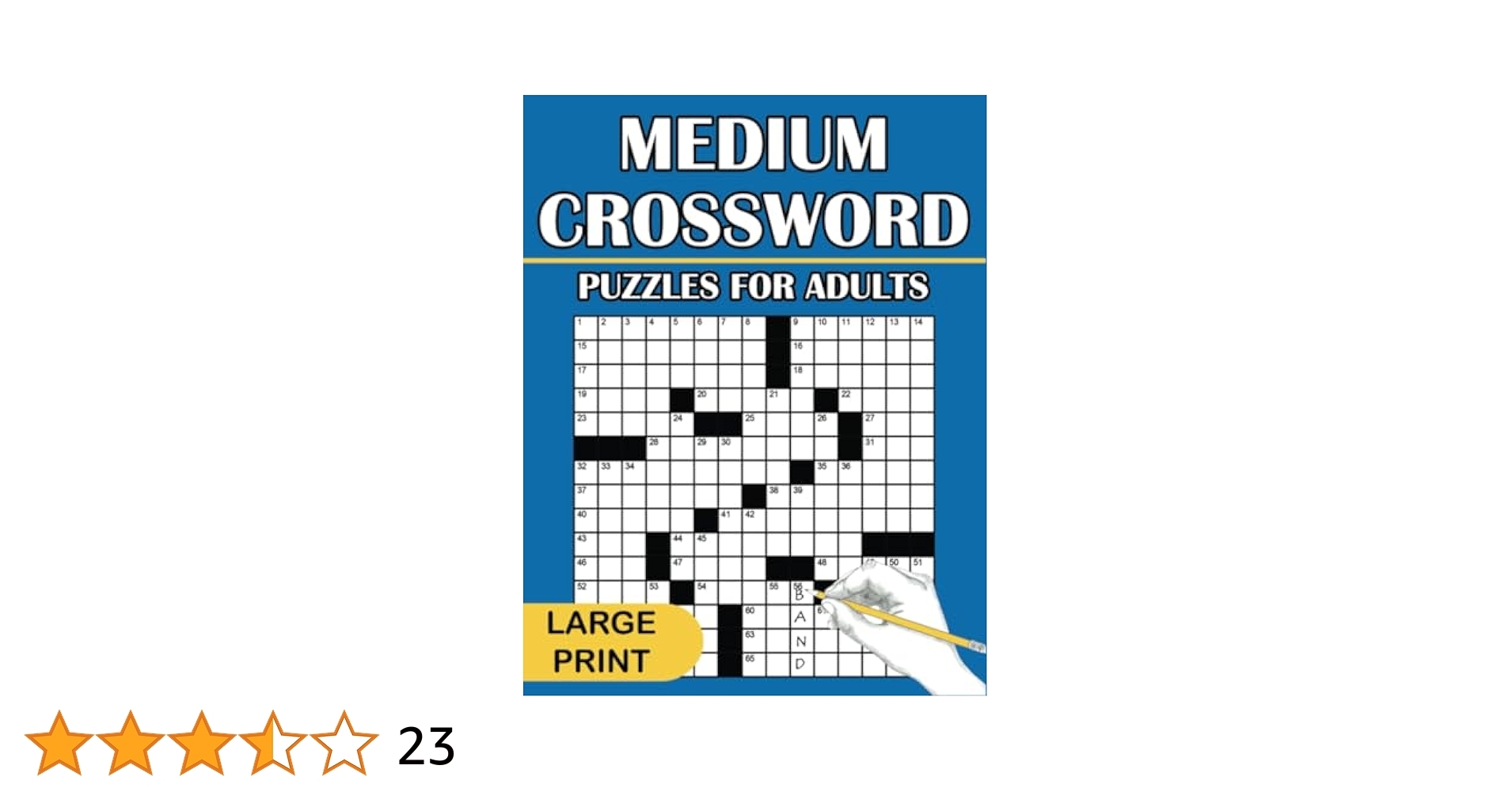 Medium Crossword Puzzles For Adults Large Print Grady D L 9781647903893 Amazon Books