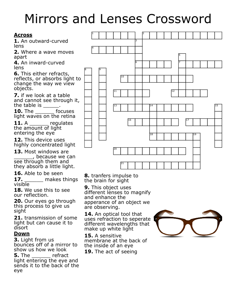 Printable Crossword Puzzles Mirroreyes
