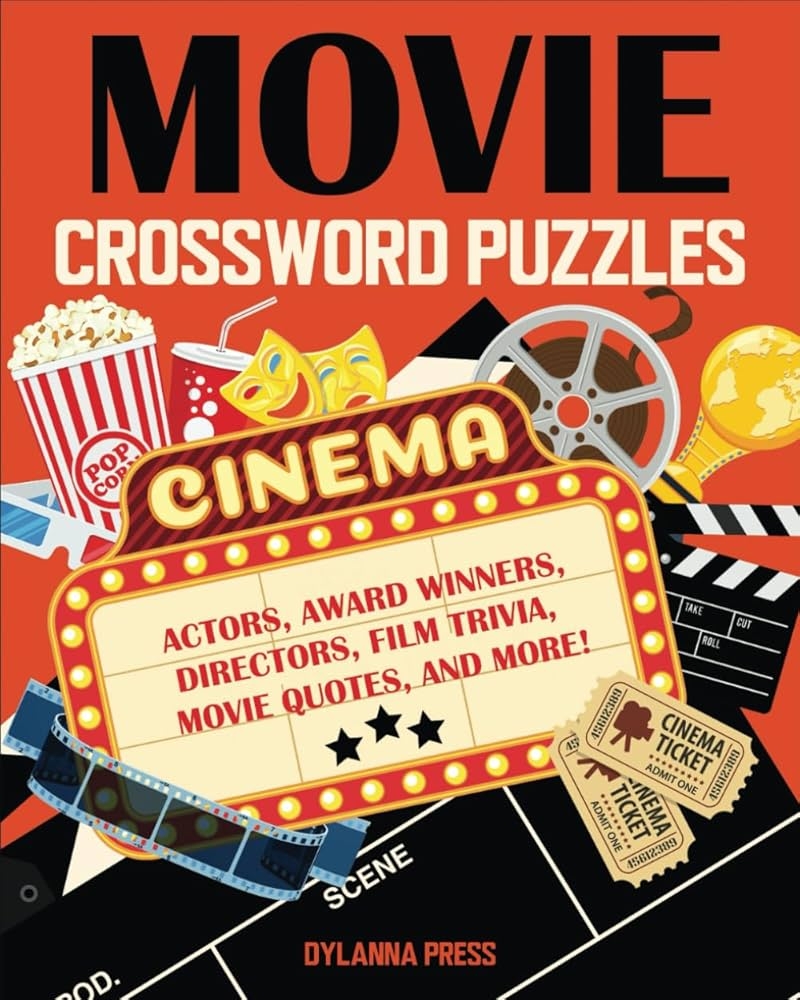 Movie Crossword Puzzles Fun Film Trivia Book Dylanna Press 9781647902513 Amazon Books