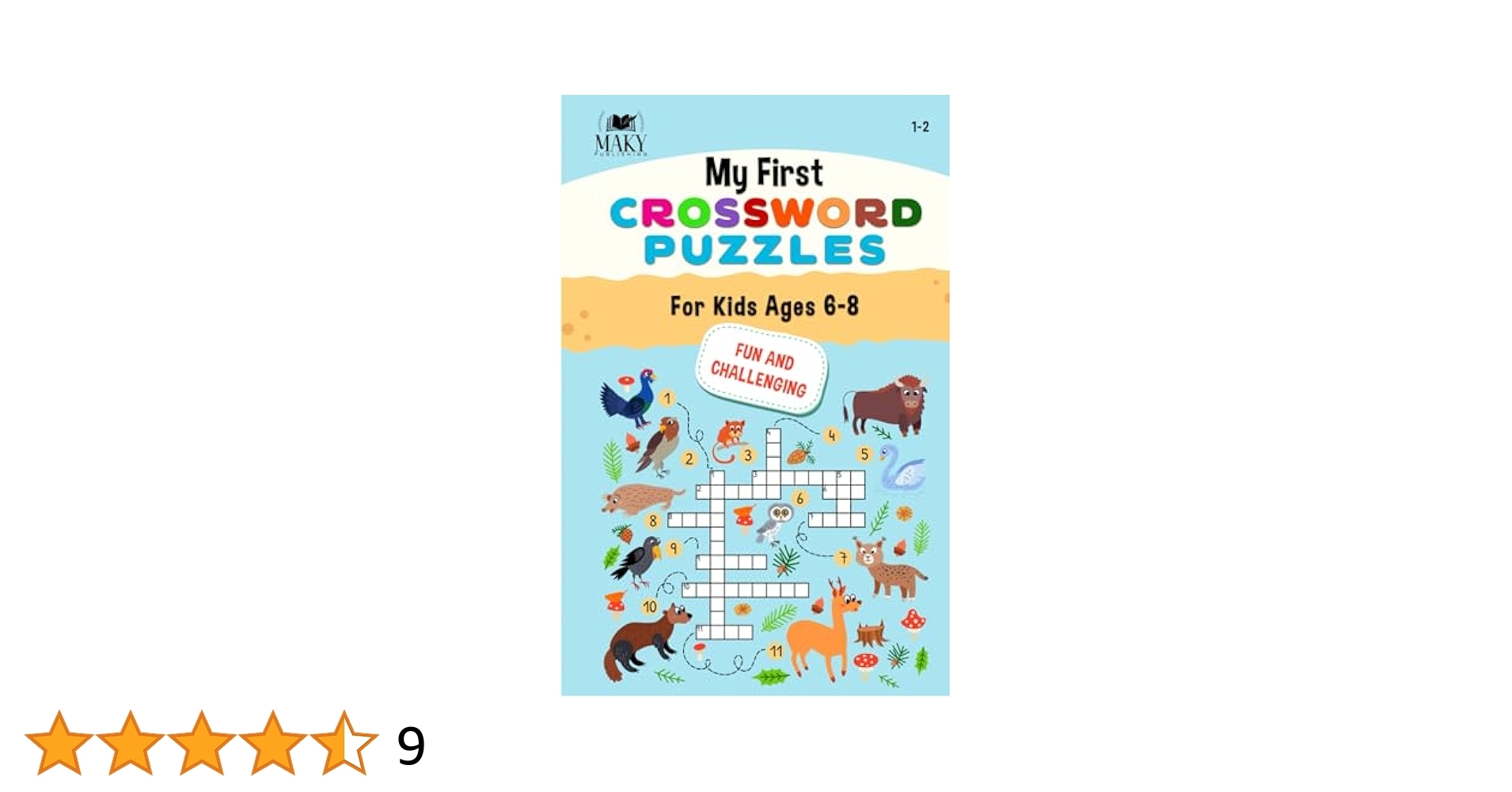 My First Crossword Puzzles For Kids Ages 6 8 Fun And Challenging Crosswords Workbook For Kids In 1st To 2nd Grade Publishing Maky 9798857150542 Amazon Books