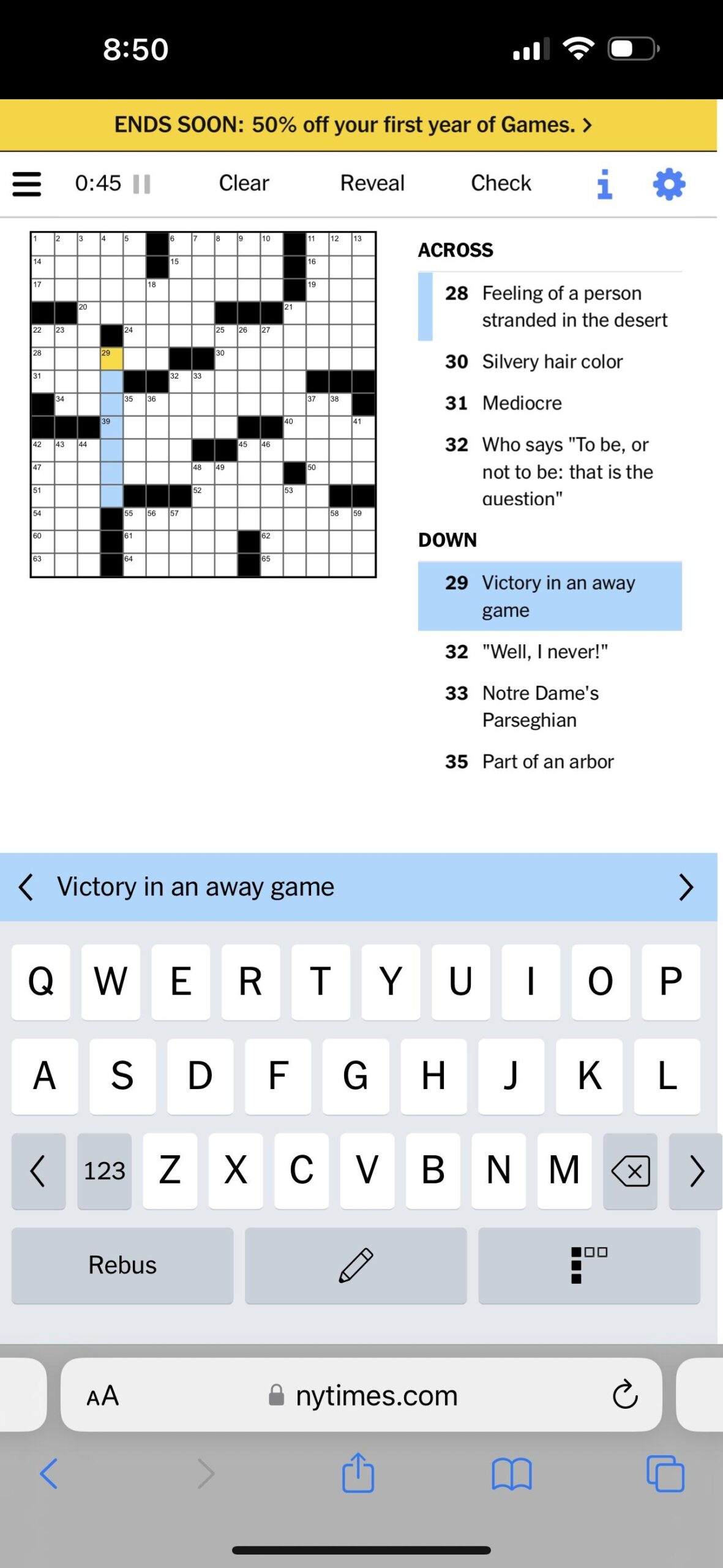 Need Help Changing Settings On NYT Crosswords R crossword