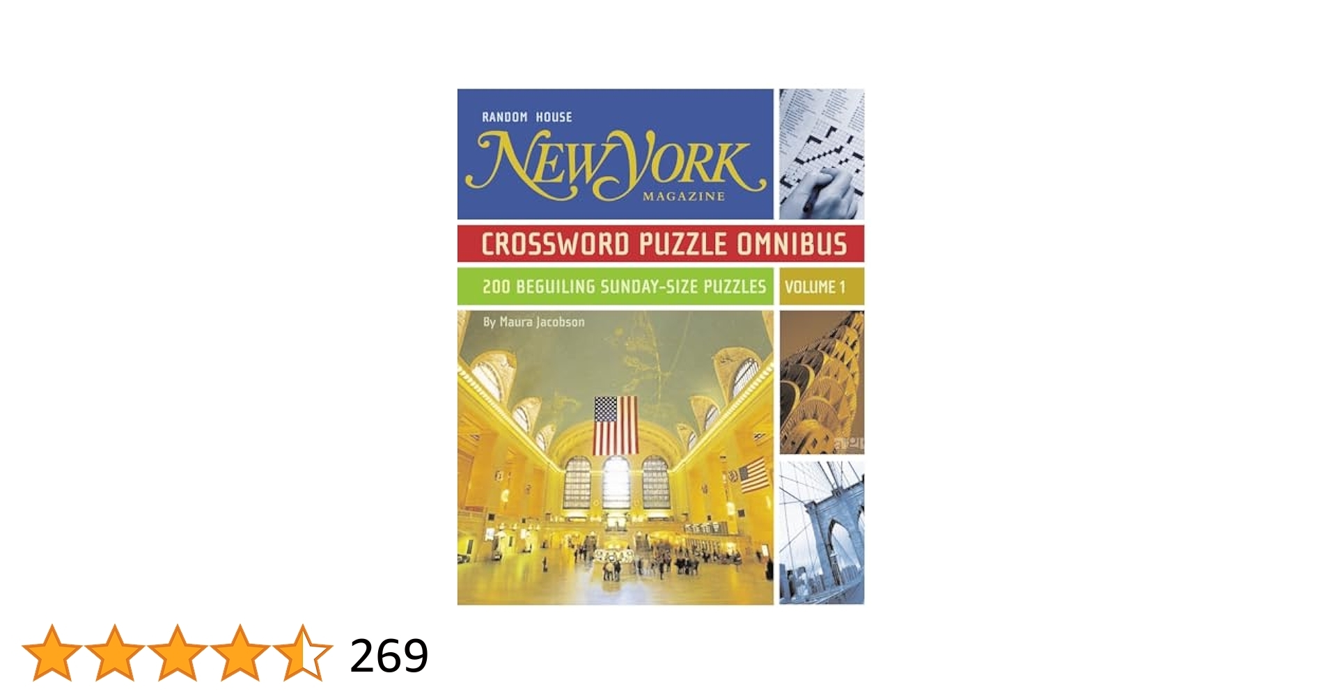 New York Magazine Crossword Puzzle Omnibus Volume 1 Jacobson Maura 9780375721533 Amazon Books