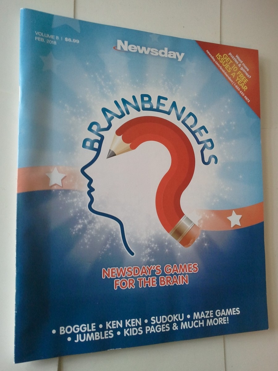 Newsday Brainbenders Volume 8 Crossword Sudoku Scrabble Boggle And More EBay