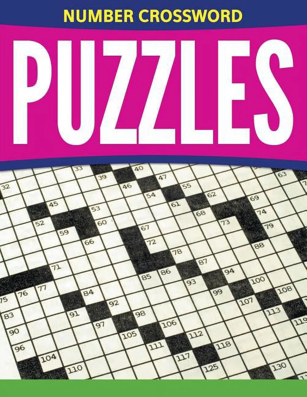 Number Crossword Puzzles Paperback Walmart
