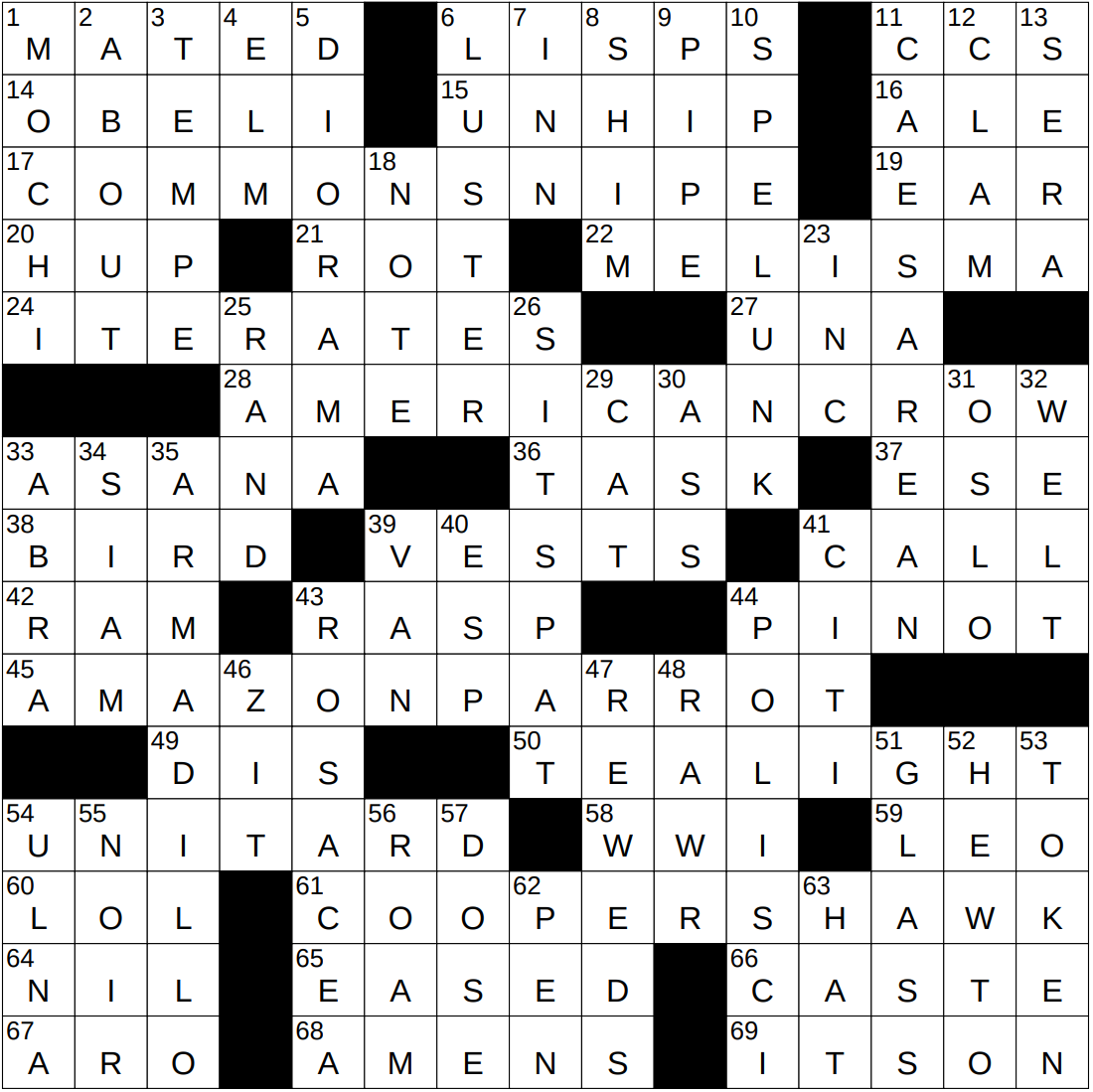 NYXCrossword Answers To The New York Times Crossword