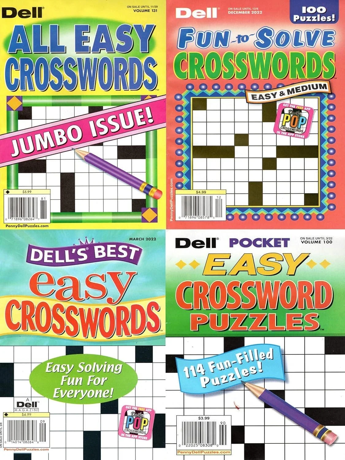 Penny Best Dell Crossword Variety