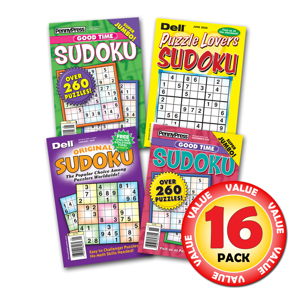 Penny Dell Crossword Variety Puzzle Books 8 Pack Paperback Walmart