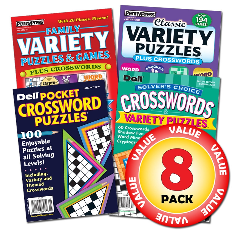 Penny Dell Favorite Crossword U0026 Variety Puzzle 8 Pack Family Law Solicitor