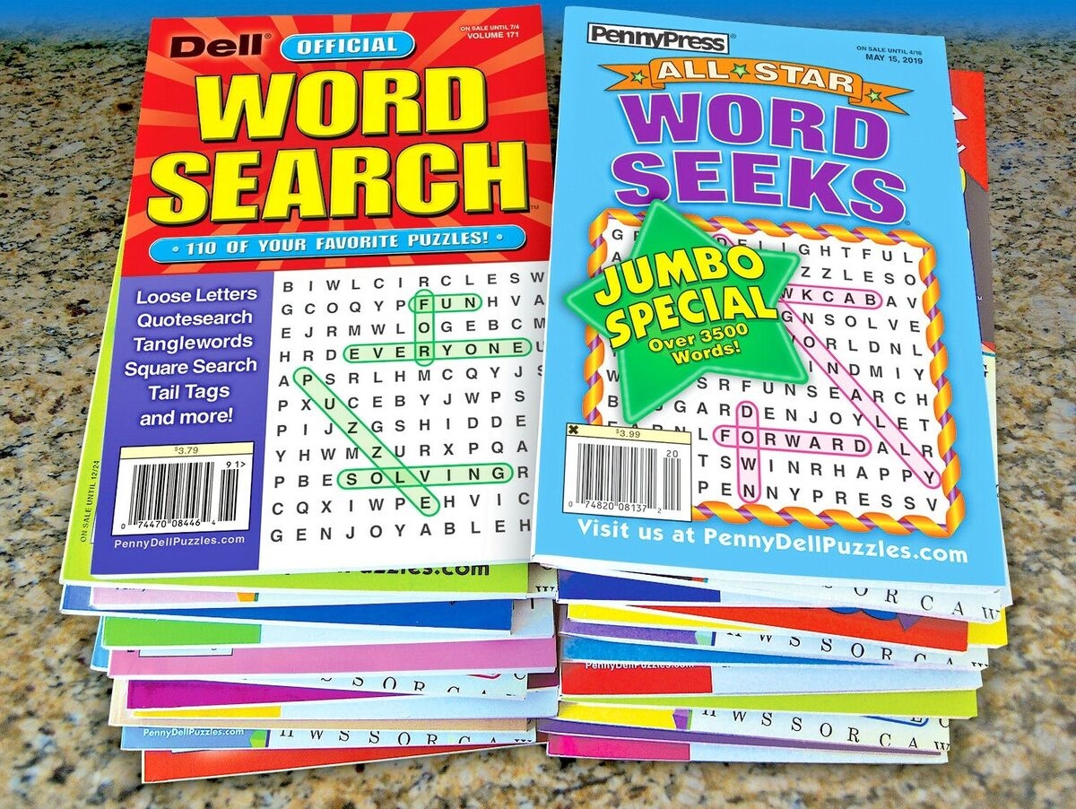 Penny Press Dell Word Seek Pack 24 EBay