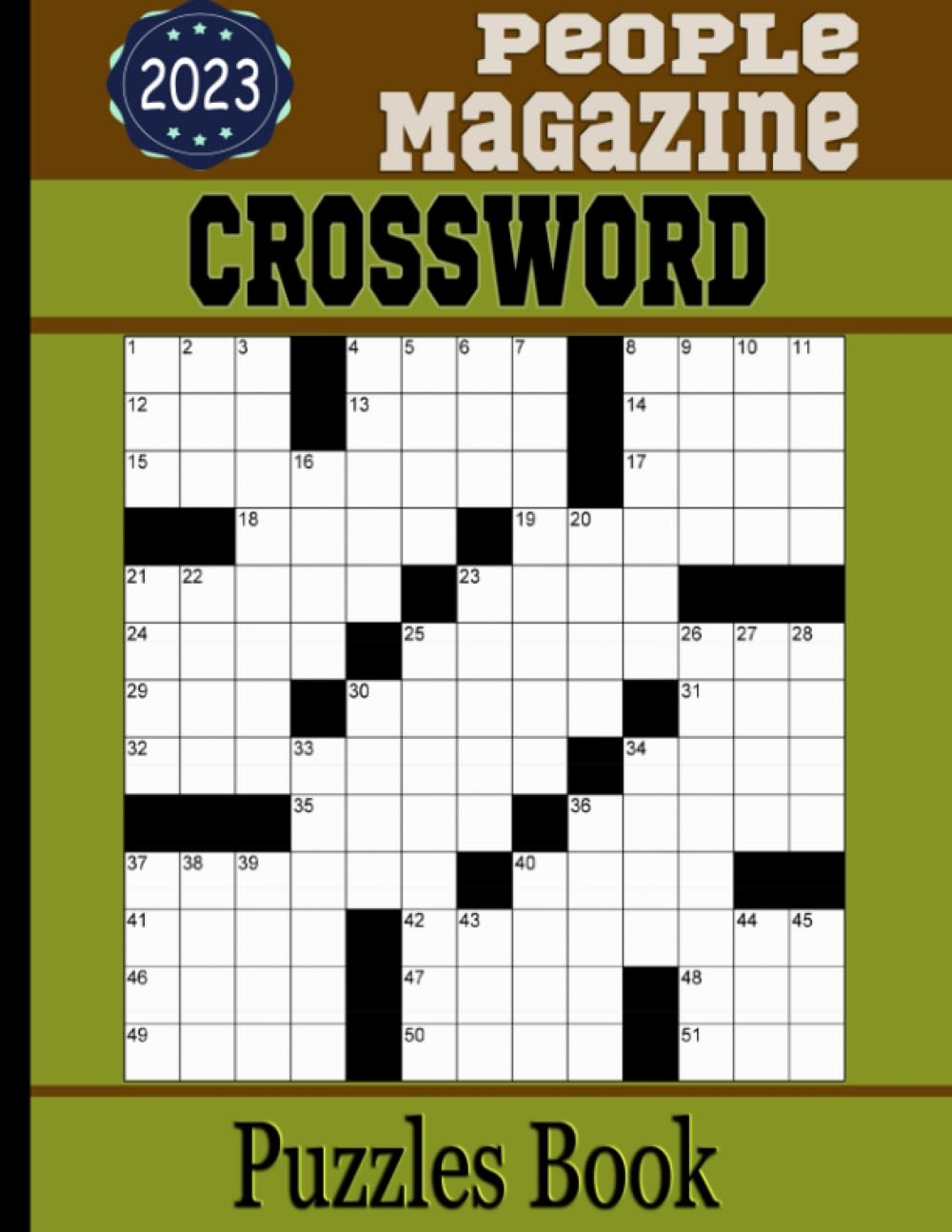 People Magazine Crossword Puzzles Book 2023 Large print Medium To Hard Crossword Puzzles Zinaoui Oussama Zinaoui Oussama 9798851281297 Amazon Books