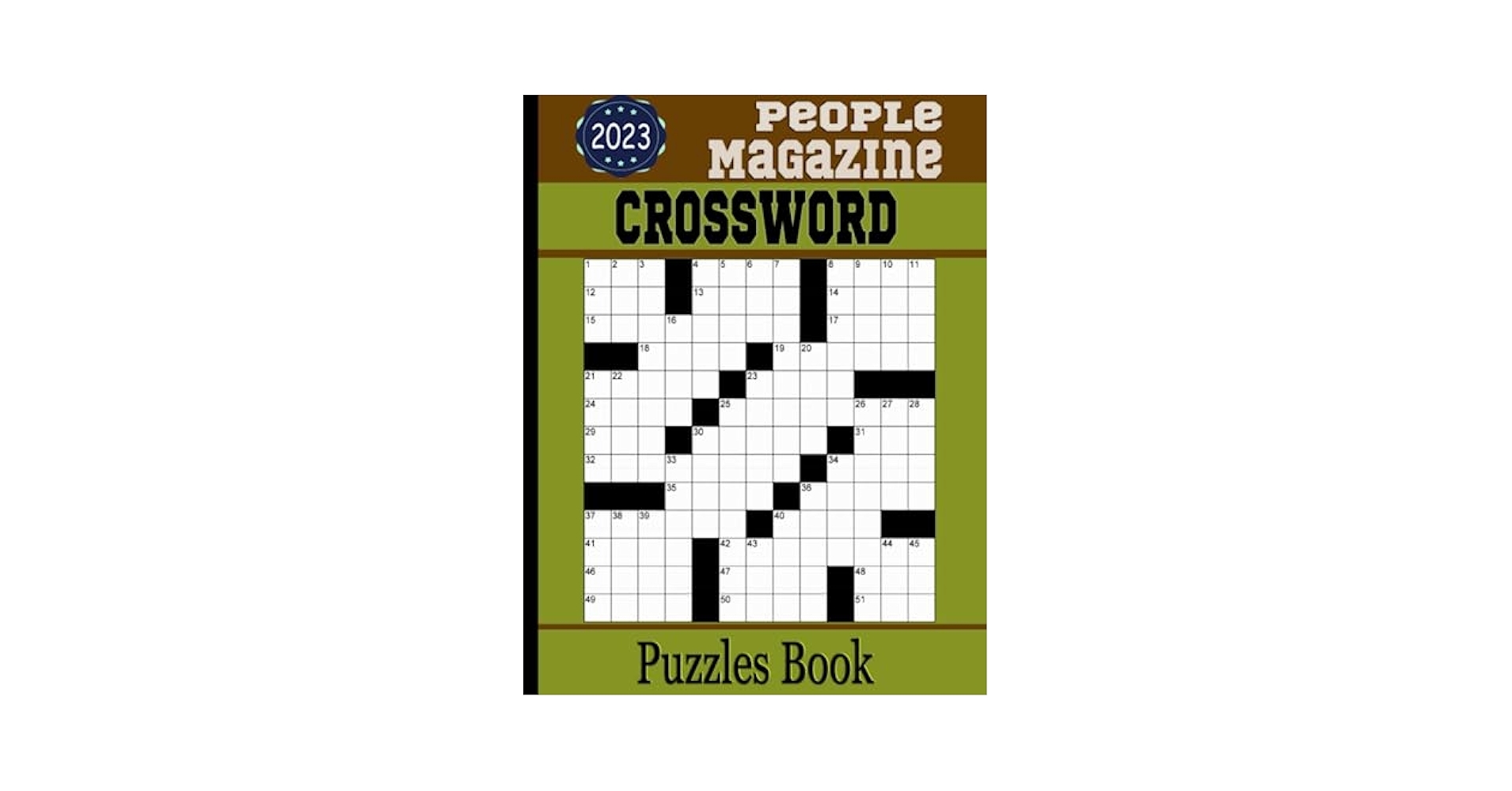 People Magazine Crossword Puzzles Book 2023 Large print Medium To Hard Crossword Puzzles Zinaoui Oussama Zinaoui Oussama 9798851281297 Amazon Books