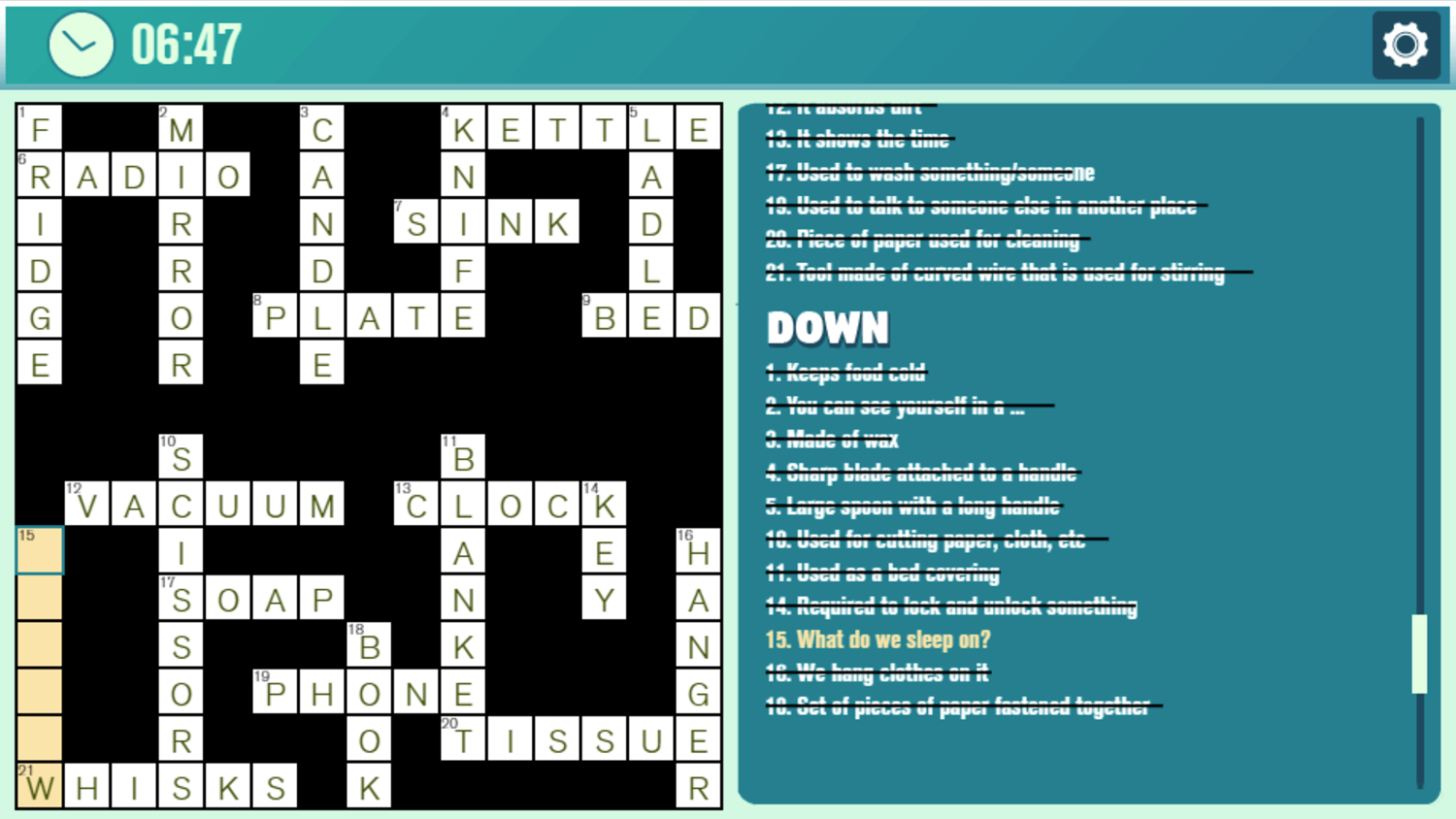  Play Crossword Casual Game Free Online Easy Crossword Puzzles Video Game For Kids Adults
