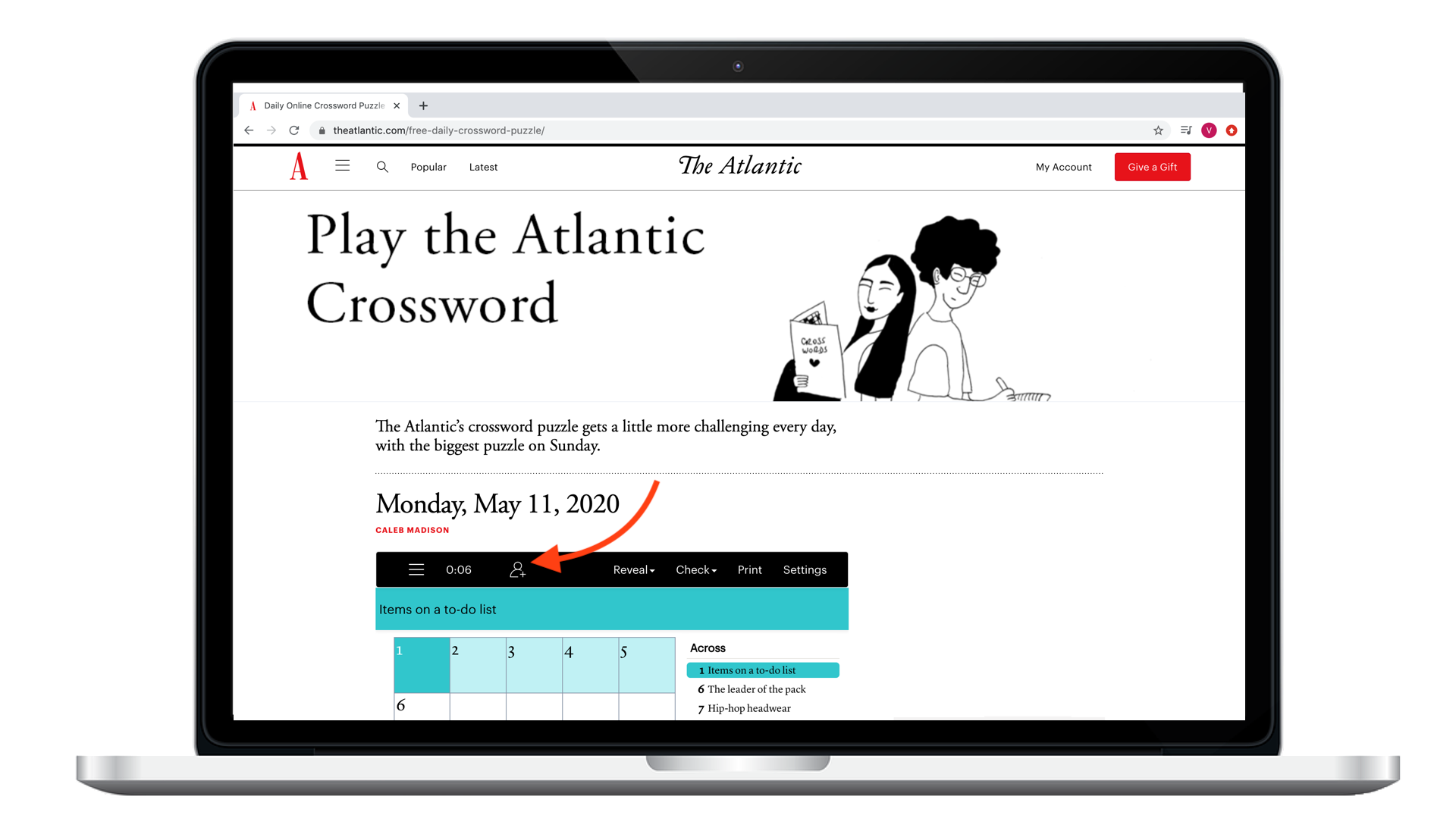 Play The Atlantic Crossword Help Center