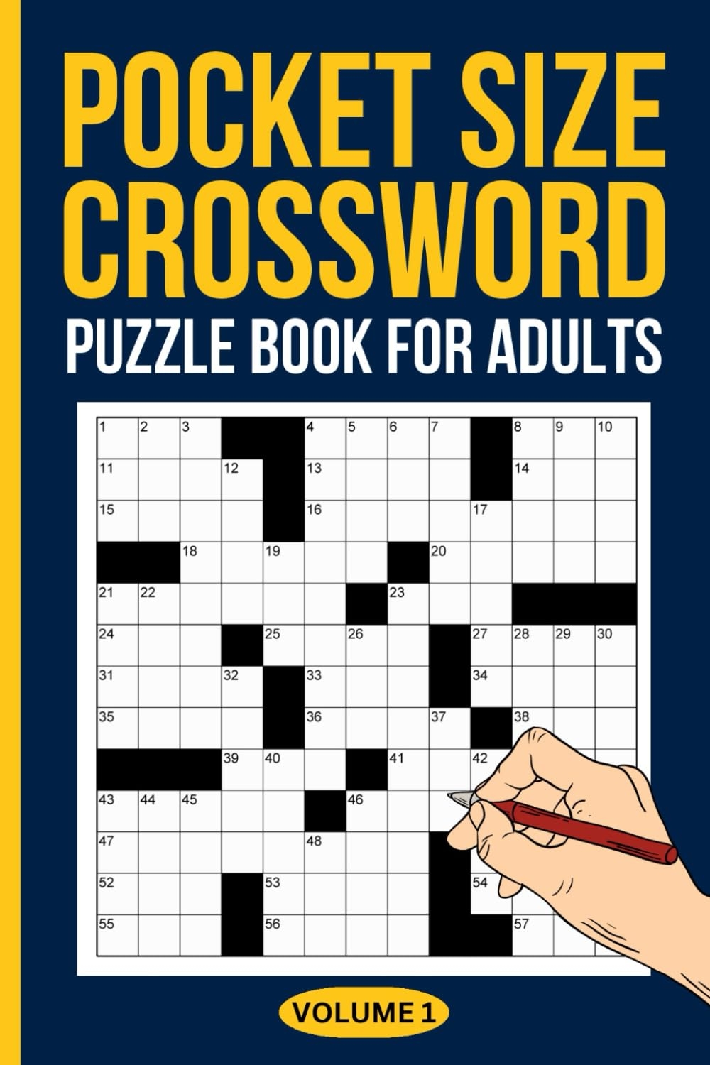Pocket Size Crossword Puzzle Book For Adults 50 Small And Easy Mini Crosswords For On the Go Fun And Relaxation Publication Fishpa 9798308448365 Amazon Books