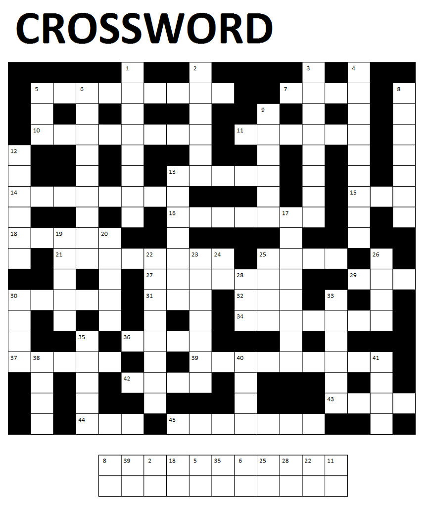 Pok mon Crossword Puzzle inspired By Kuro Storm Off Topic 