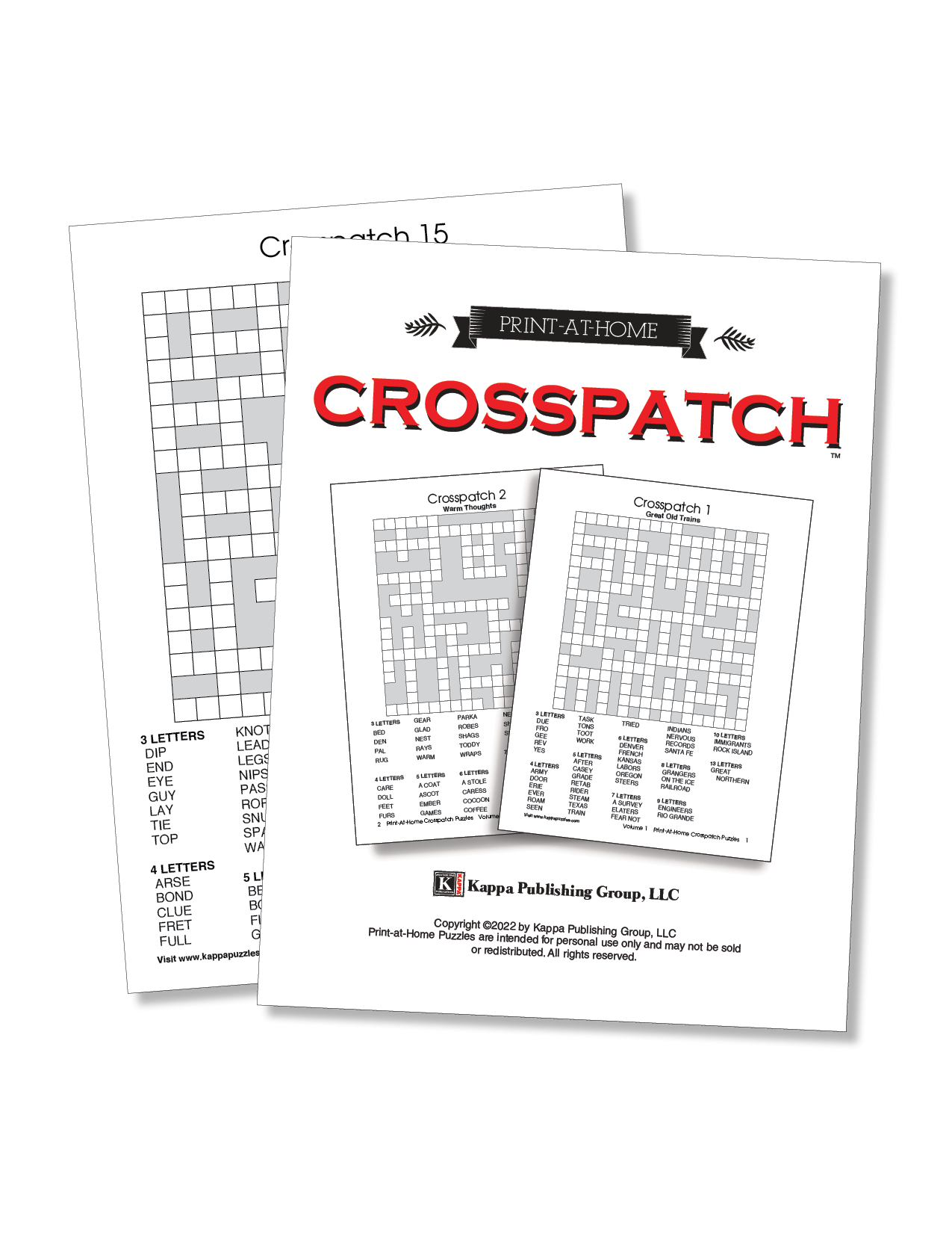 Print at Home Crosspatch Kappa Puzzles