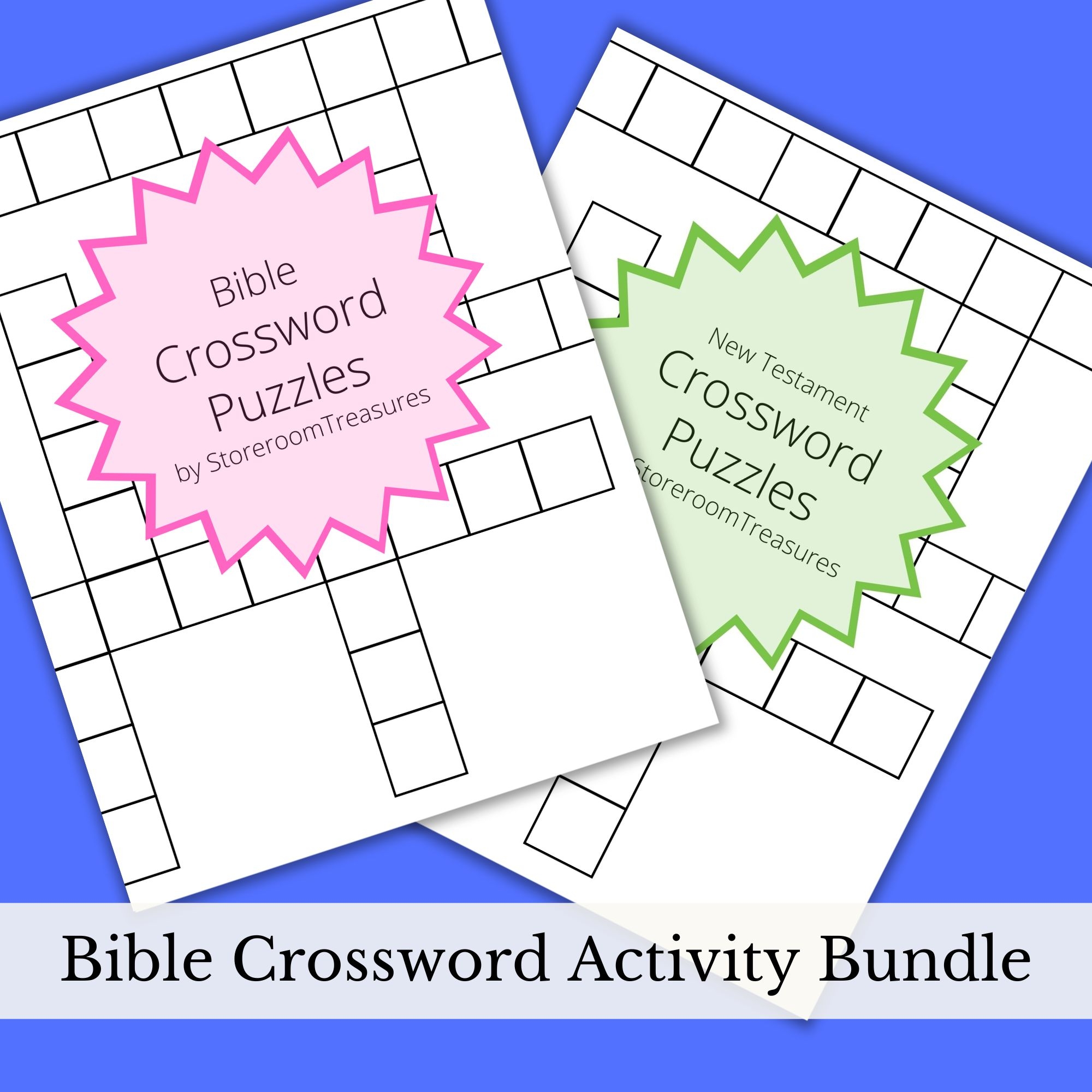 Bible Crossword Puzzle Books