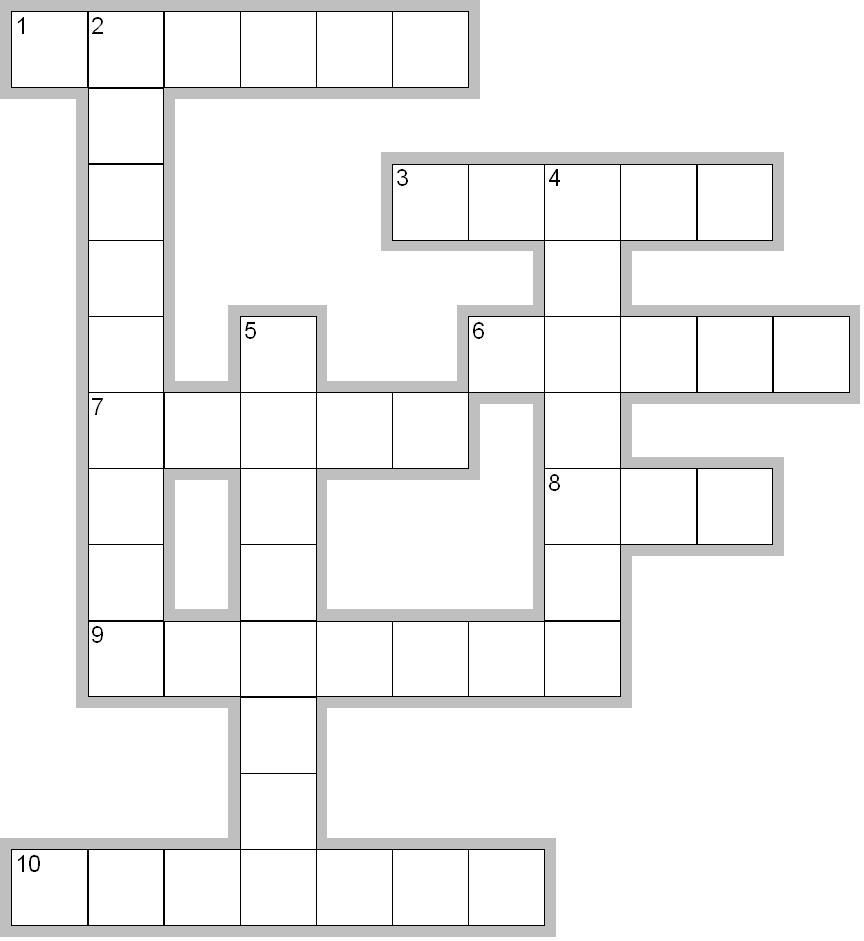 Printable Blank Crossword Puzzle Template Printable Crossword Worksheets Library