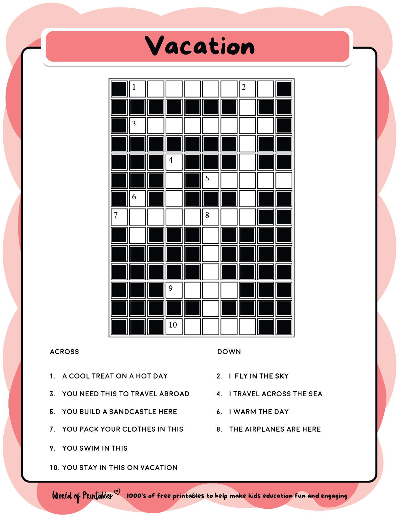 Crossword Printables