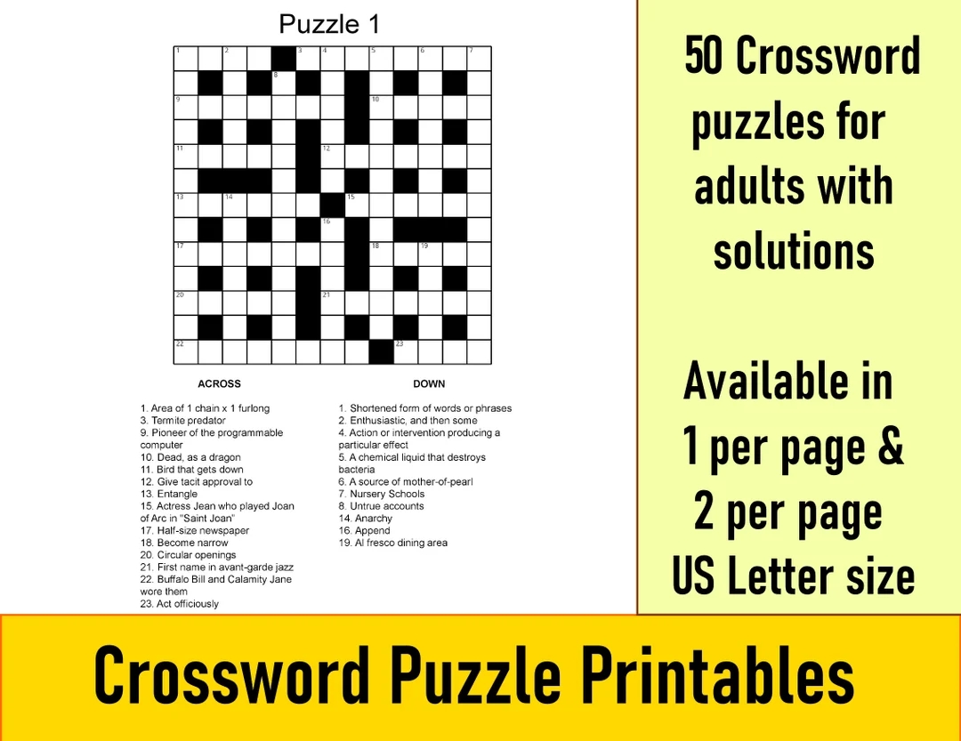 Crossword Puzzles Books Free Pdf