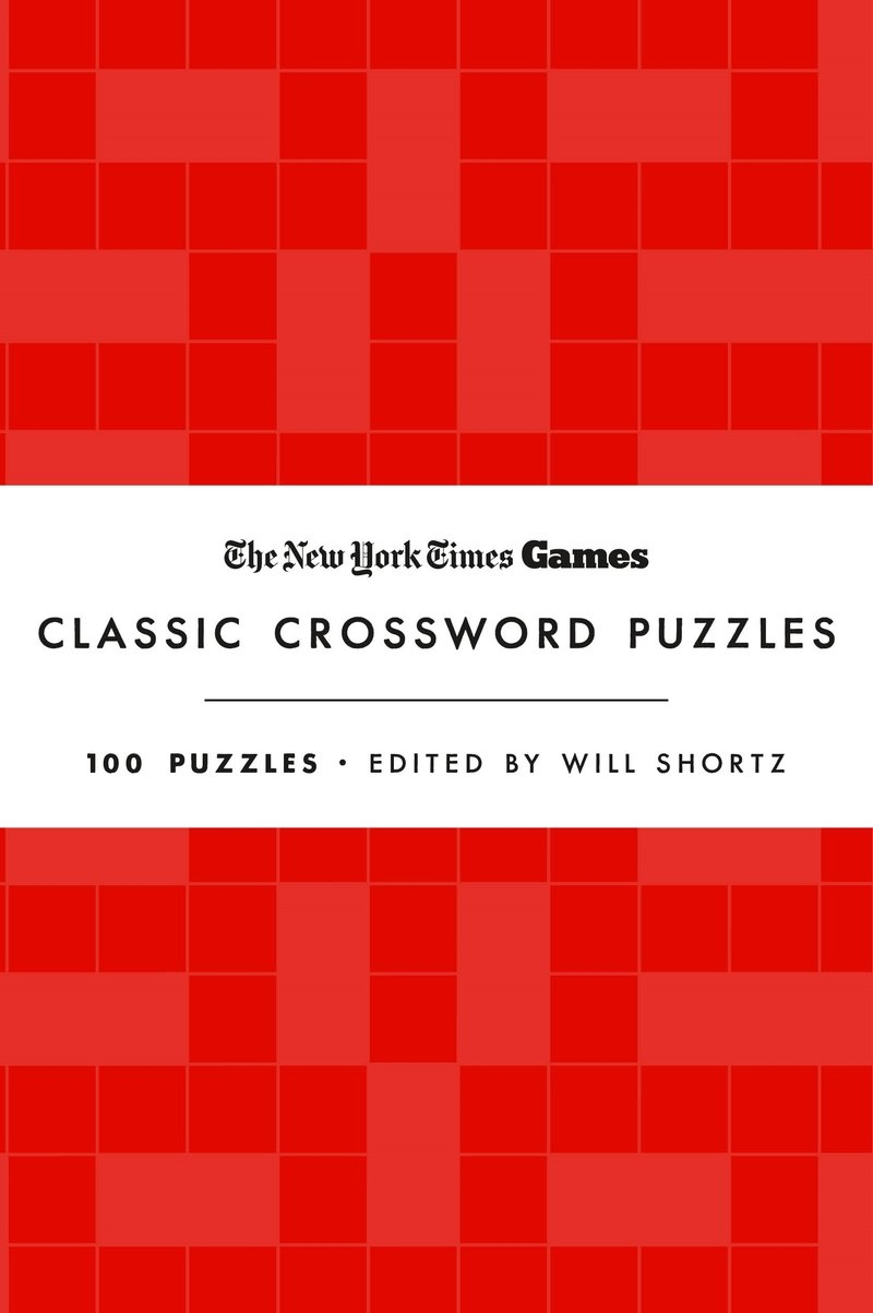 Raincoast Group New York Times Games Classic Crossword Puzzles Red And White 