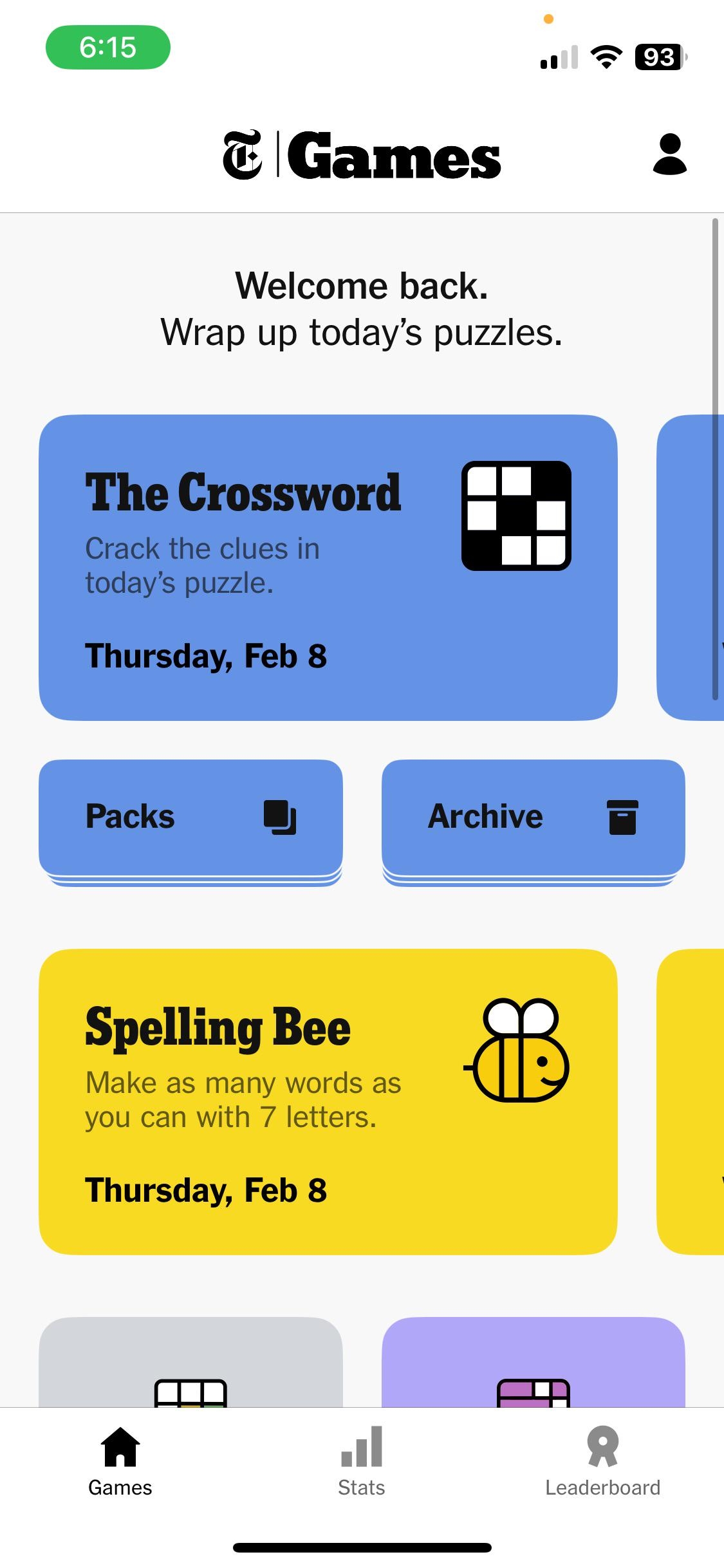 Recently Played In New Update R crossword