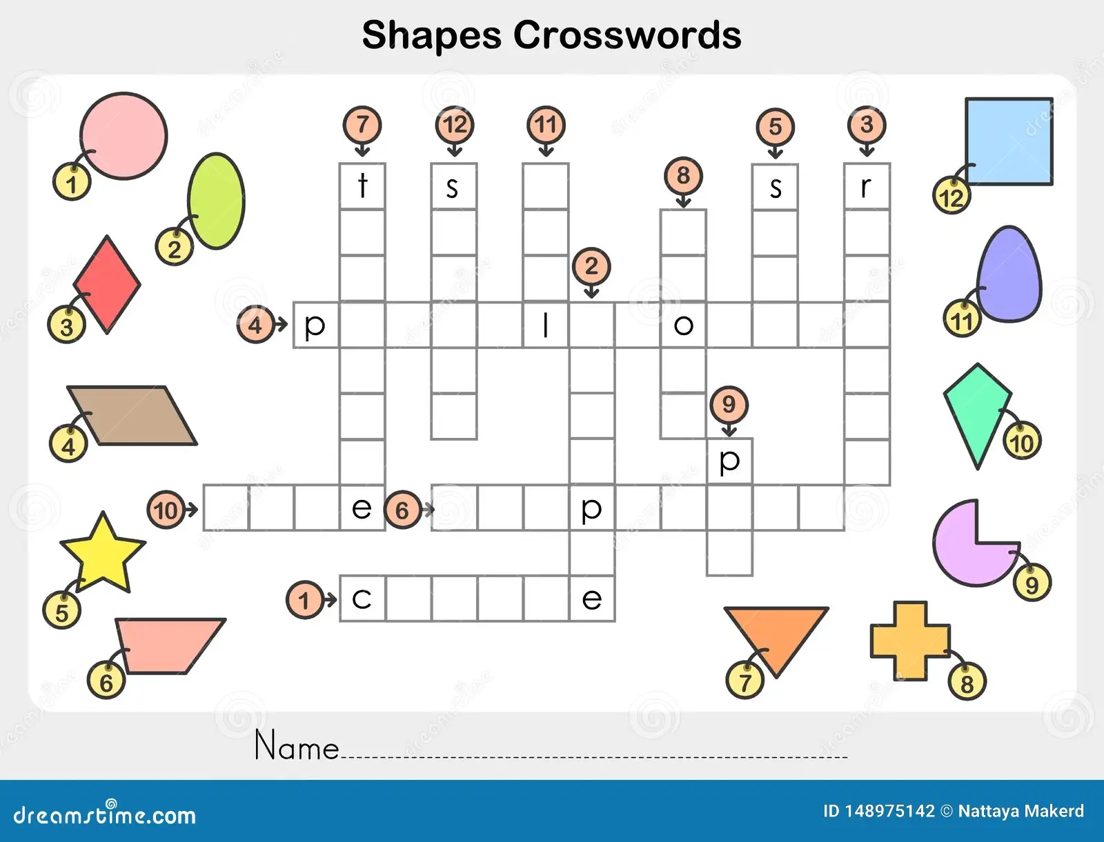 Circle Crossword Puzzle