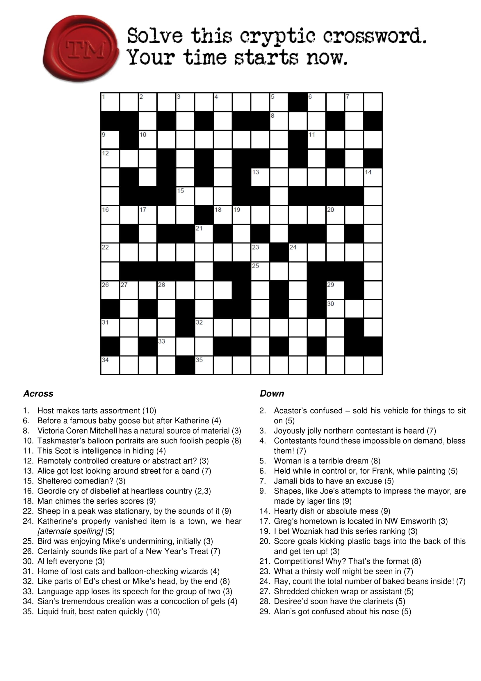 Picture Puzzles Crossword Clue
