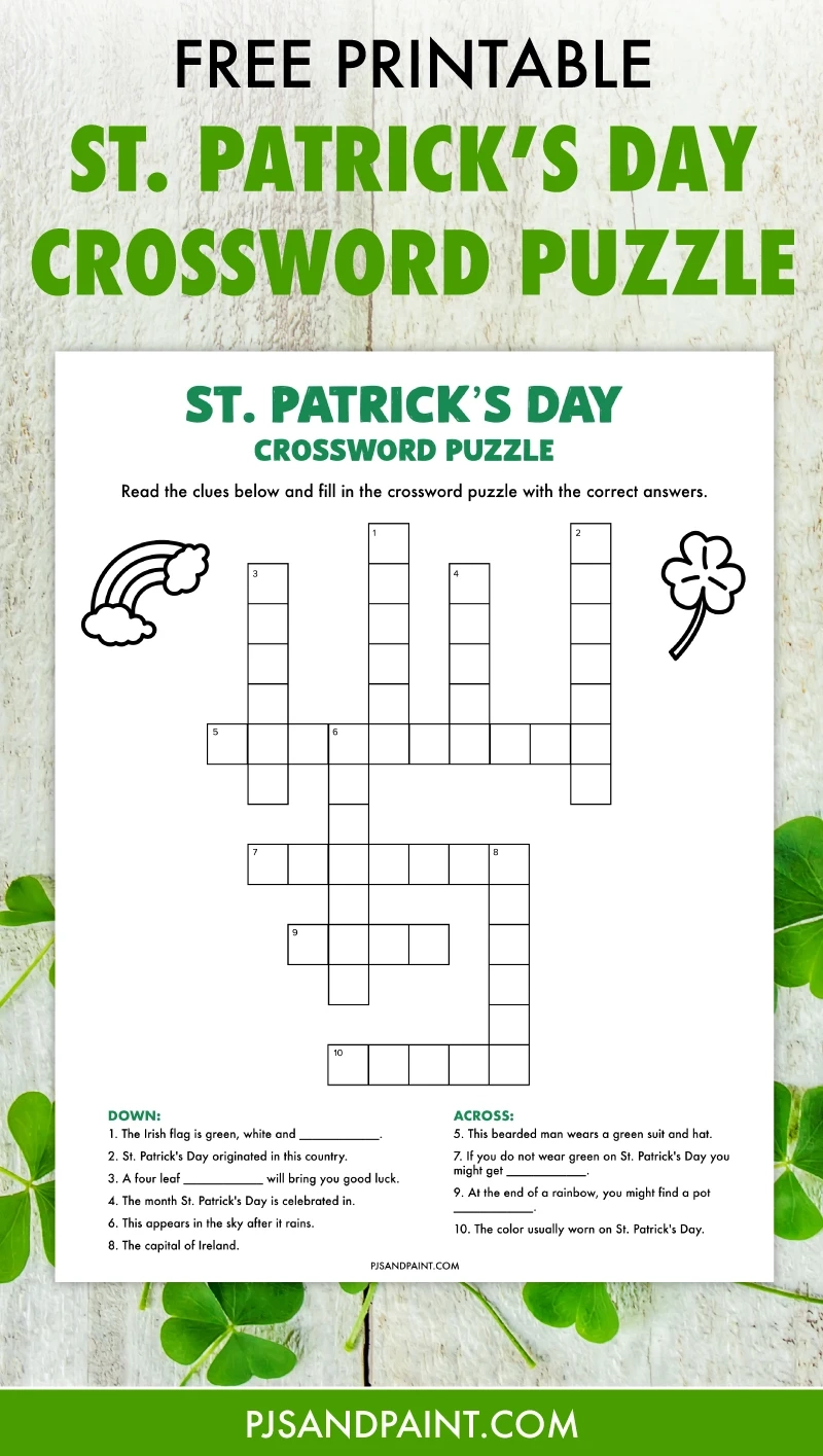 Printable Crossword Puzzles Free