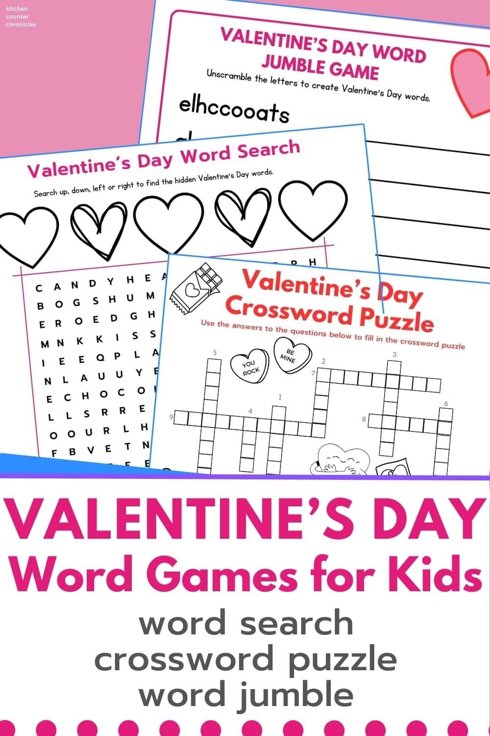 Valentine's Day Crossword Puzzles For Adults