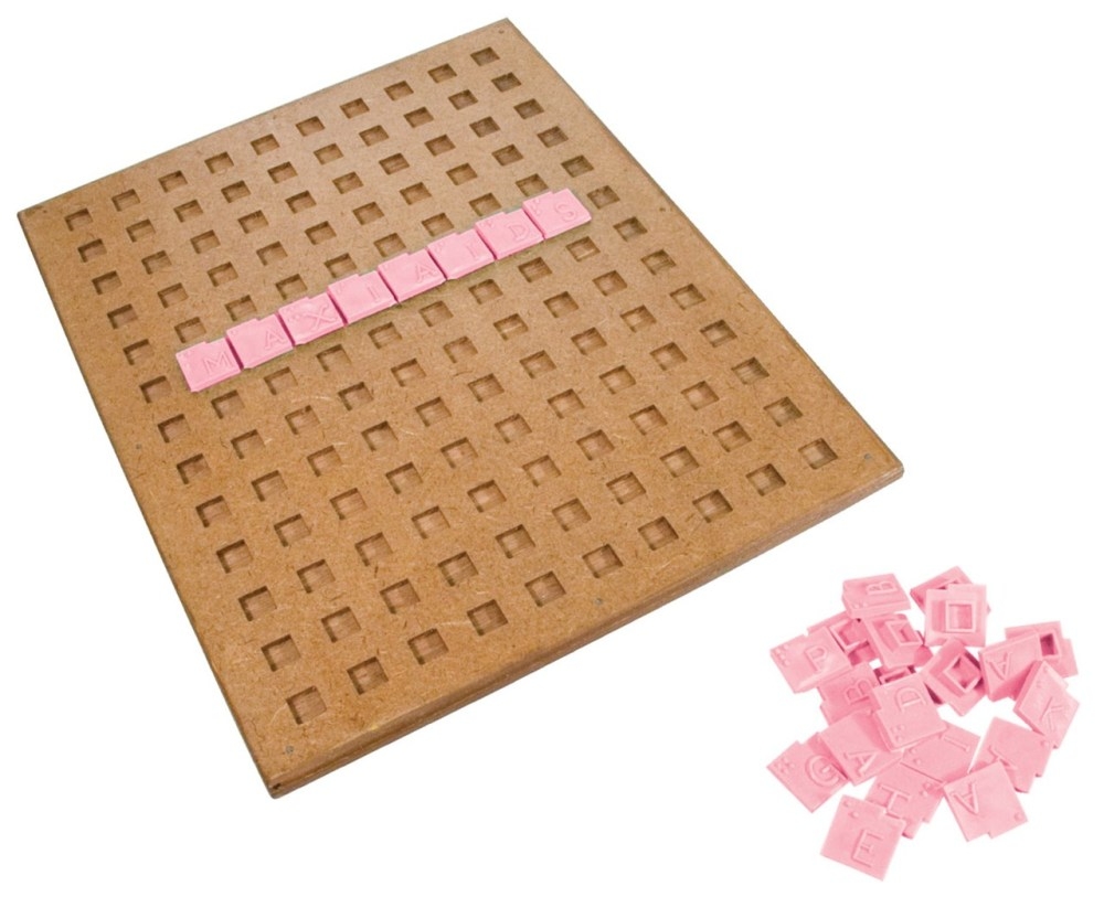 Tactile Braille Crossword Puzzle Game