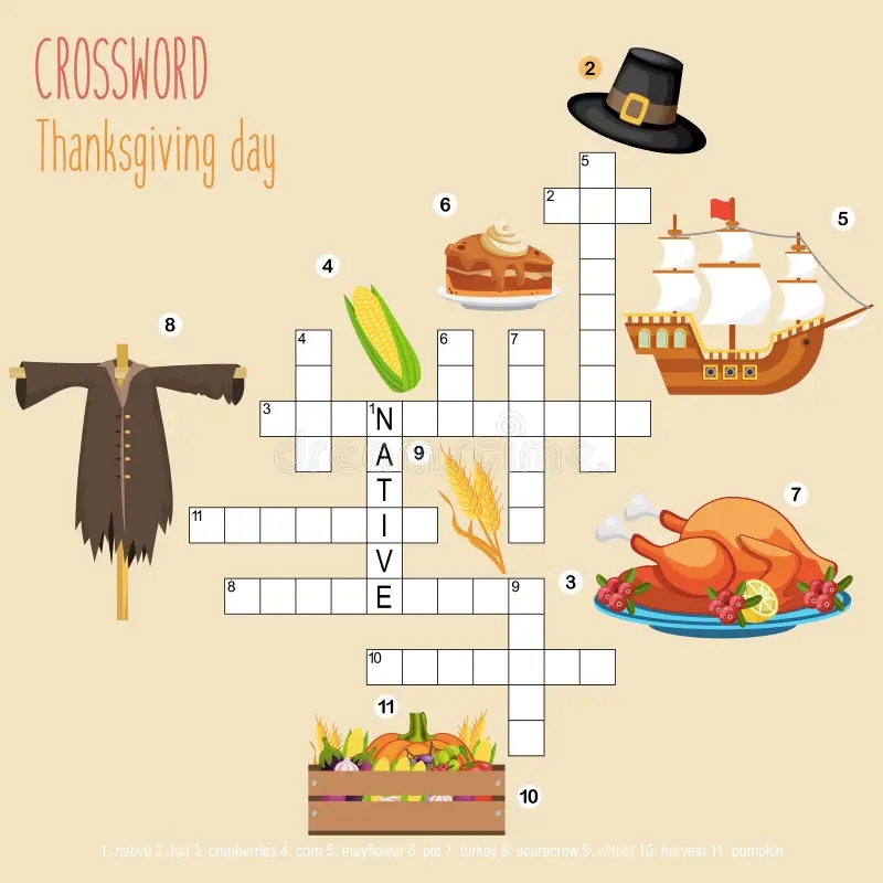 Thanksgiving Crossword Stock Illustrations 83 Thanksgiving Crossword Stock Illustrations Vectors Clipart Dreamstime